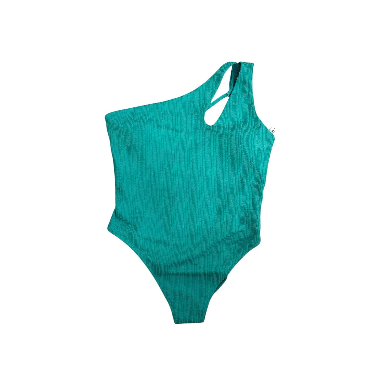 Old Navy Old Navy NWT Women’s 3X Aqua One shoulder Onepiece Swimsuit Size 3XL / US 20-22 - 2 Thumbnail