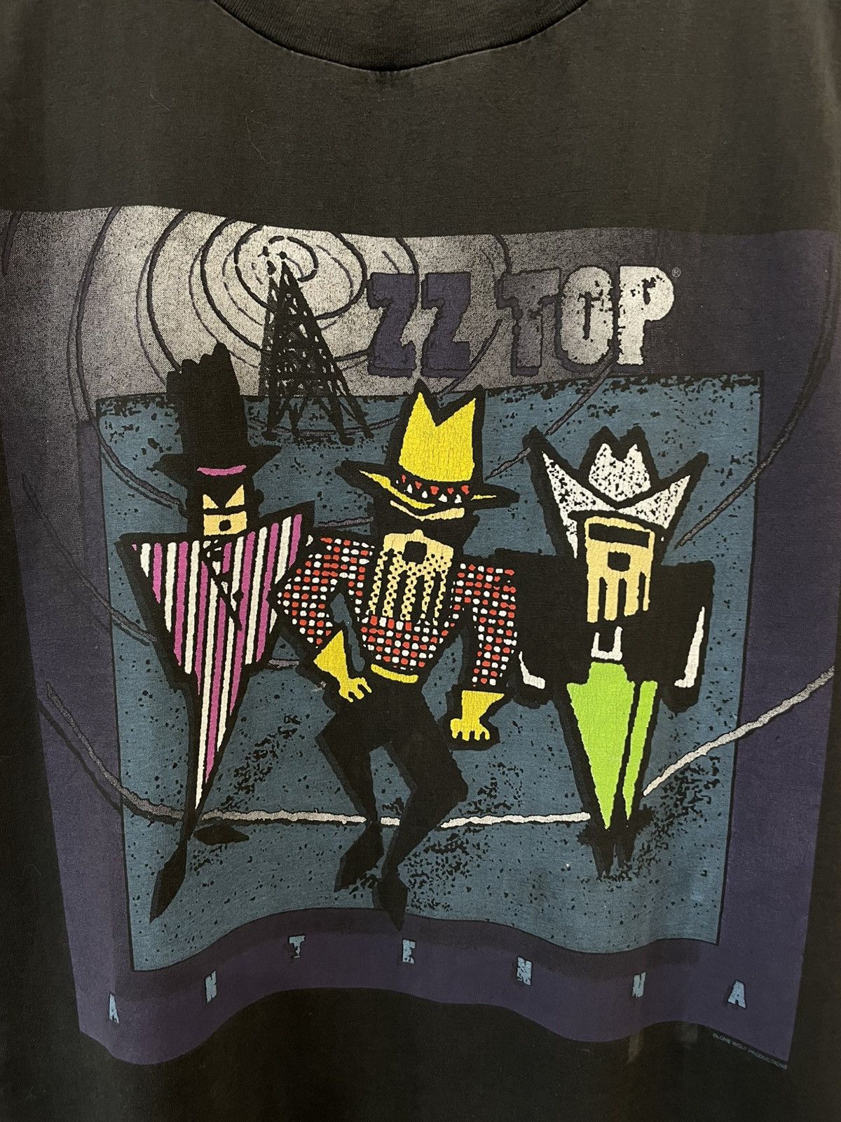 Band Tees × Vintage Vintage 1994 ZZ Top Antena Tour T-Shirt Tee Size US XL / EU 56 / 4 - 5 Thumbnail