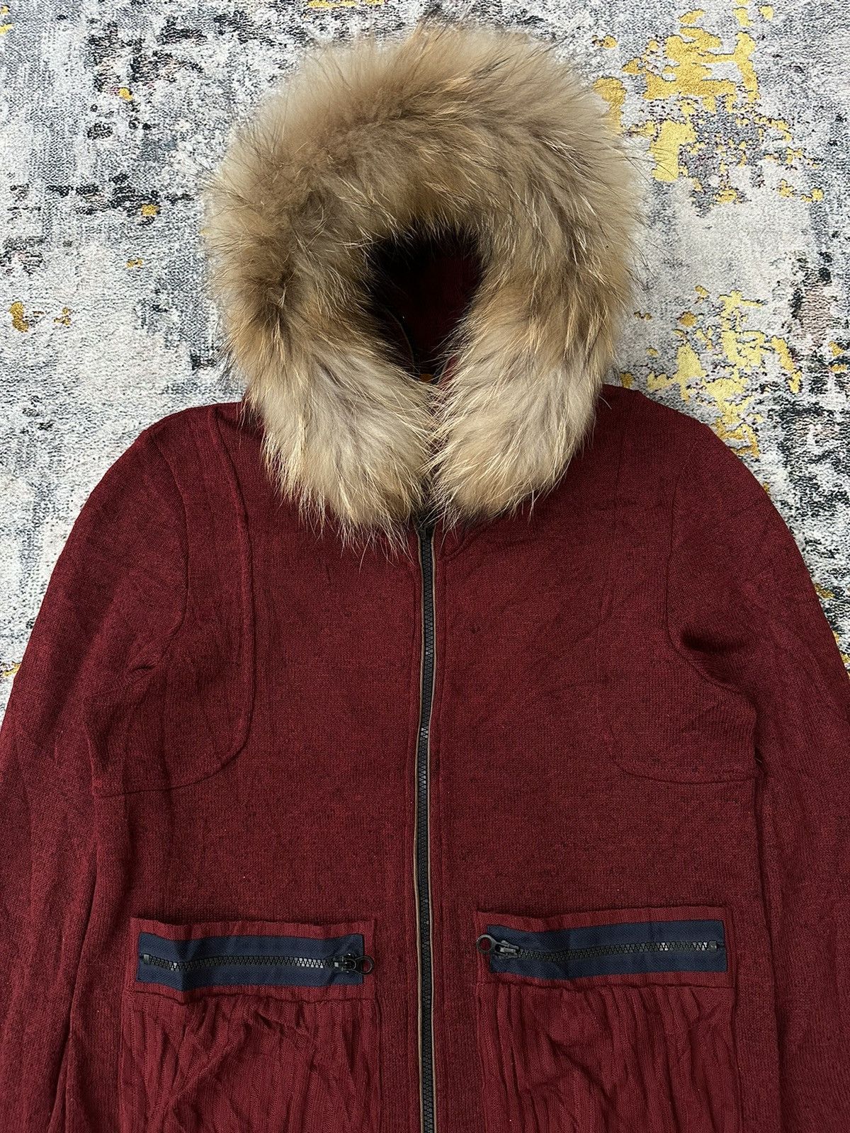 20471120 IF SIX WAS NINE LGB STYLE FUR ZIP HOODIE DOUBLE ZIPPER Size US M / EU 48-50 / 2 - 2 Thumbnail