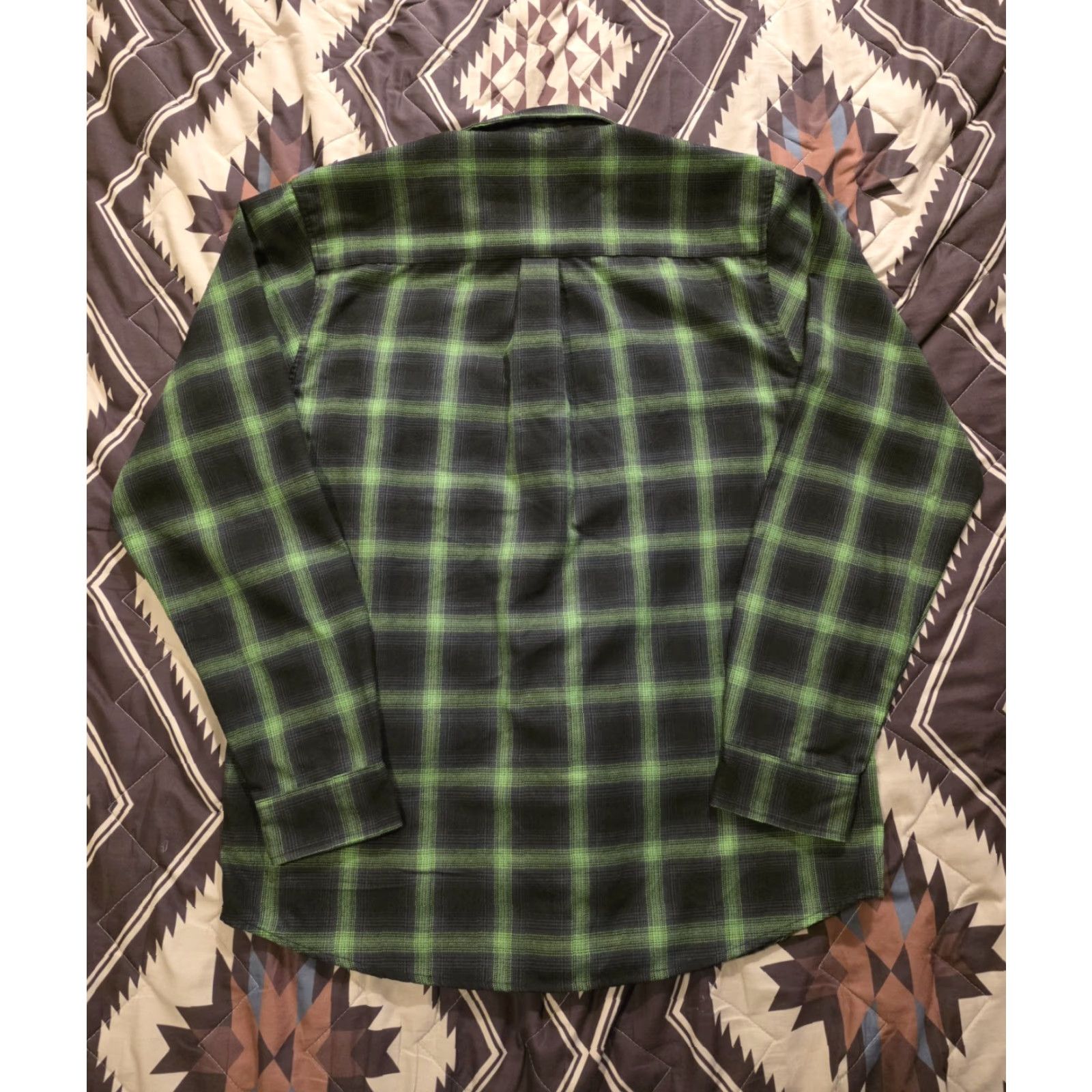 Vintage Dixxon Flannel Company Slimer Long Sleeve Shirt Green & Black Men's L Button-Up Casual, Workwear, Travel Plaid Limited Edition Size US L / EU 52-54 / 3 - 3 Thumbnail