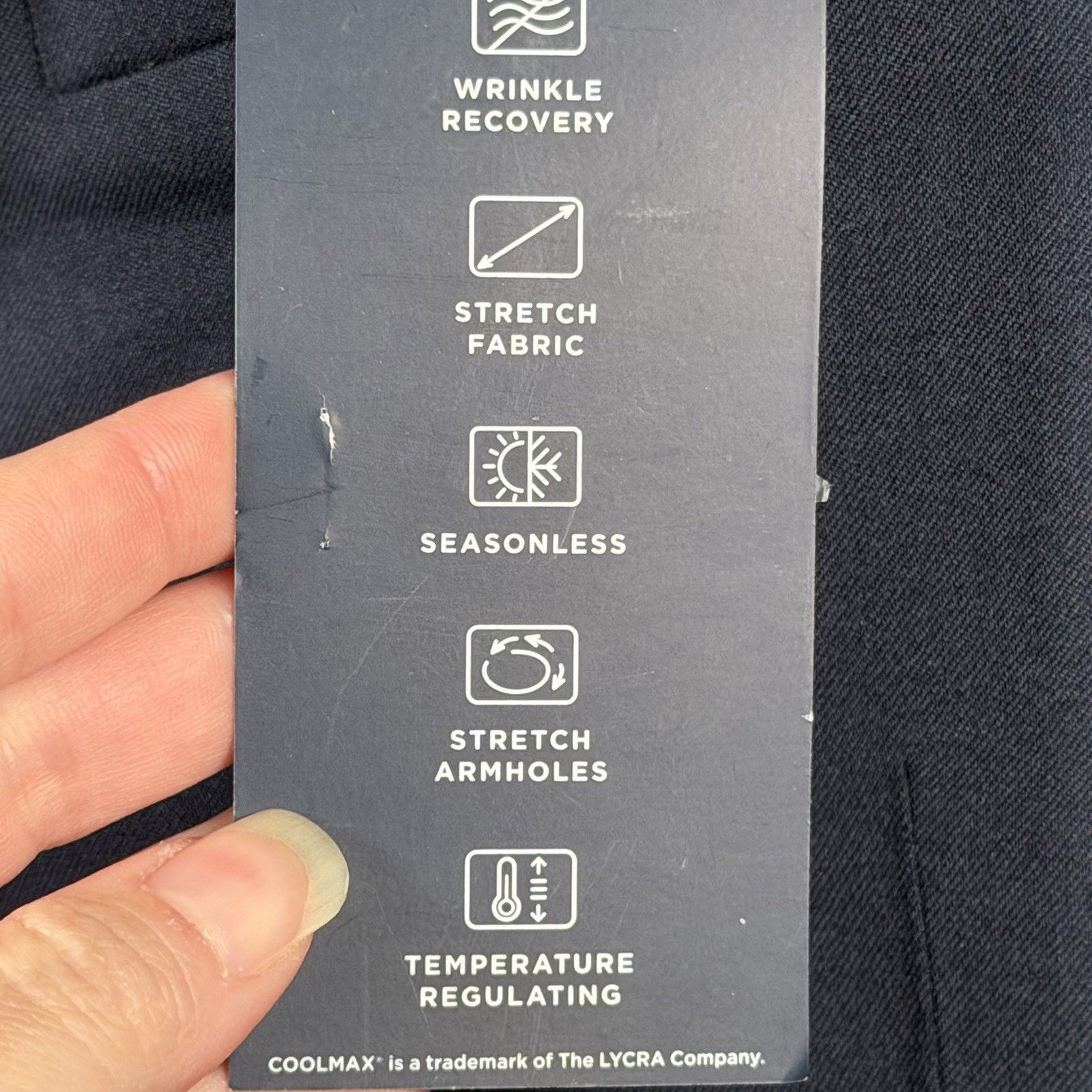 Stafford Stafford CoolMax Blazer Mens 48 Reg Sport Coat Classic Fit Size 48R - 4 Thumbnail