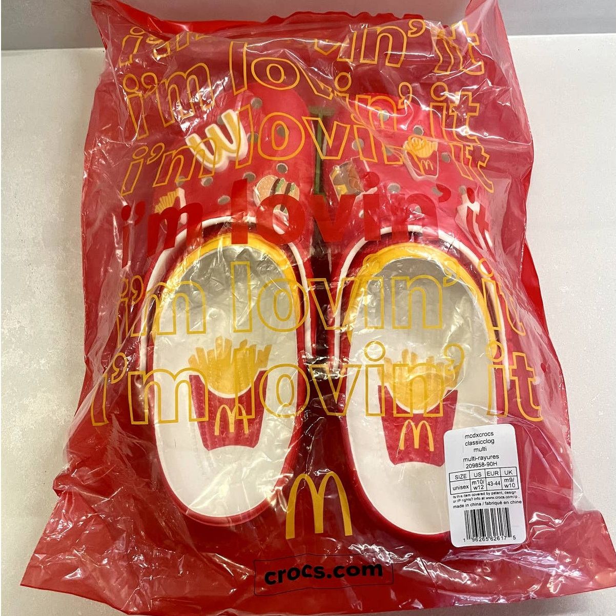 Crocs NEW MCDONALD'S X CROCS CLASSIC CLOG M10 Size US 10 / EU 43 - 3 Thumbnail