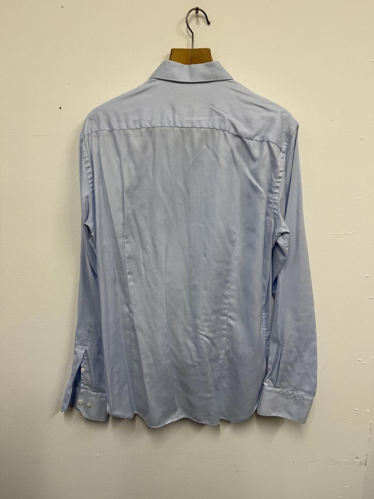 Massimo Dutti Massimo Dutti Light Blue Men's Dress Shirt Size 42R - 2 Thumbnail
