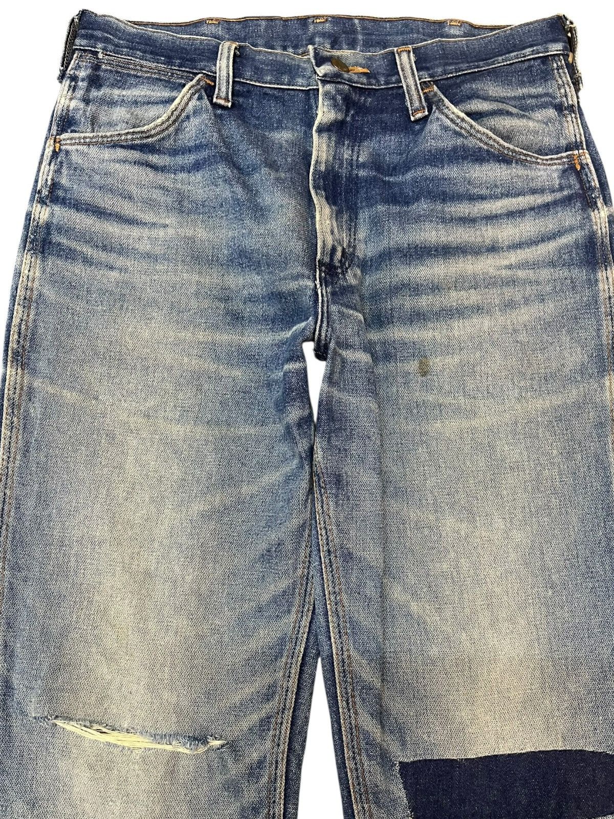 Wrangler Vintage Wrangler Flare Bootcut Distressed Denim Size US 30 / EU 46 - 2 Thumbnail