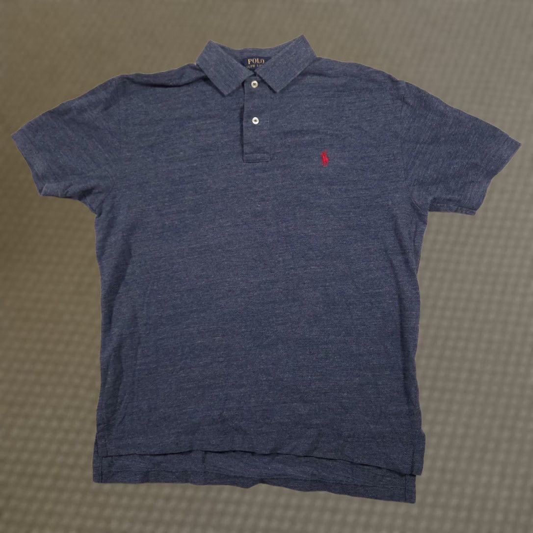 Polo Ralph Lauren Polo Ralph Lauren Polo Shirt Mens M Blue Red Pony Logo Jersey Knit Size US M / EU 48-50 / 2 - 1 Thumbnail