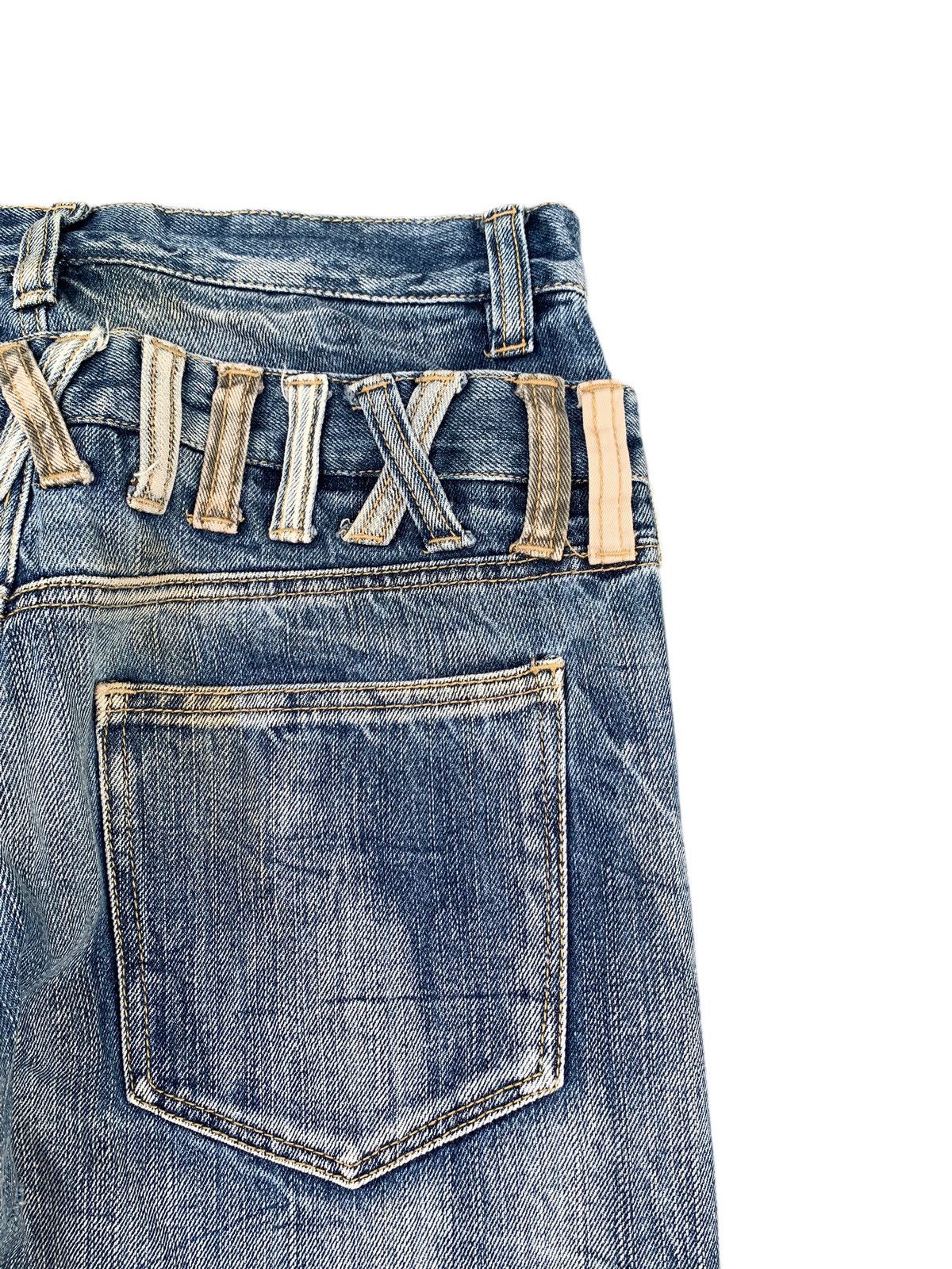 Kapital DOUBLE WAIST MUDMAX RUSTY PUNK JAPANESE DISTRESSED DENIM Size US 28 / EU 44 - 13 Thumbnail