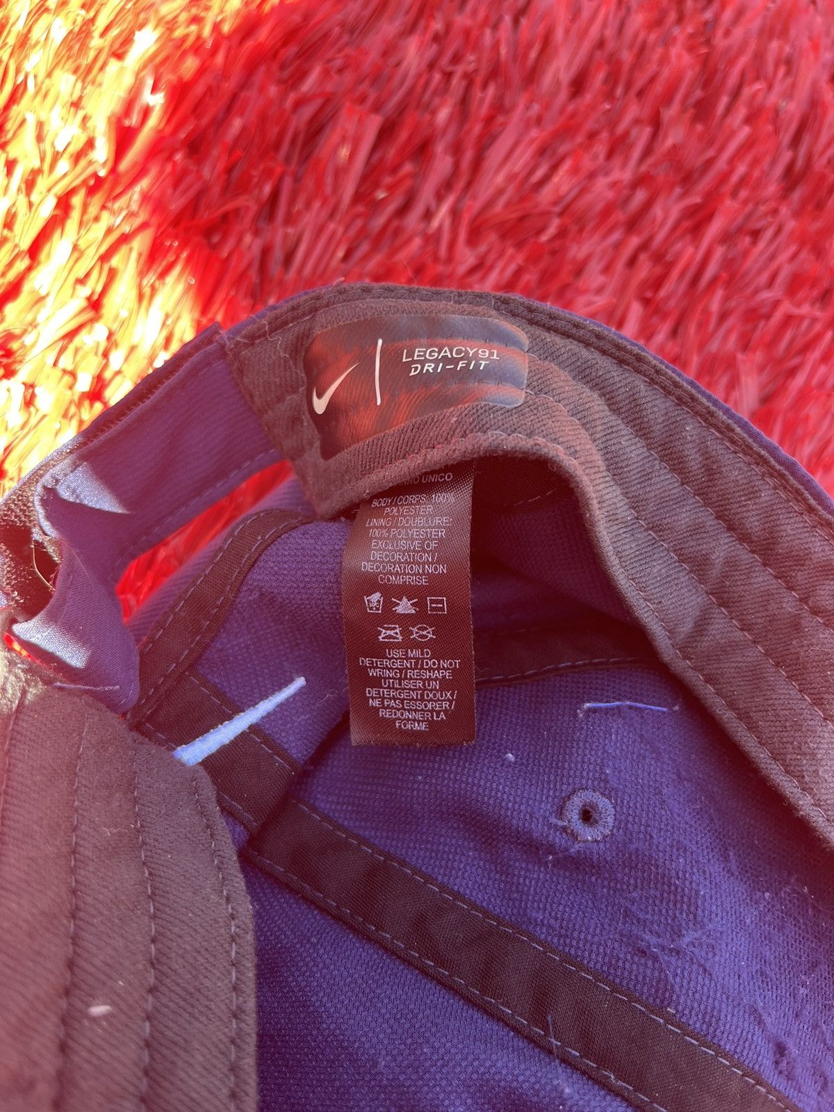Nike × Vintage Nike Athletic Cap dri-fit 91 Size ONE SIZE - 5 Thumbnail