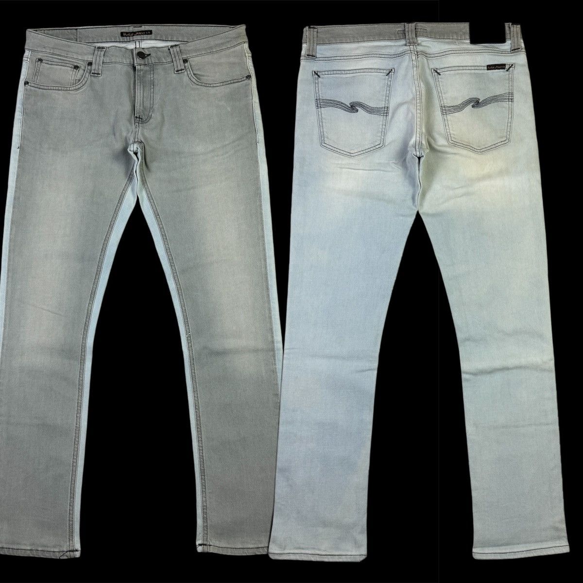 Nudie Jeans 🔥Nudie Tight Long John 2 tone Jeans Size US 32 / EU 48 - 1 Thumbnail