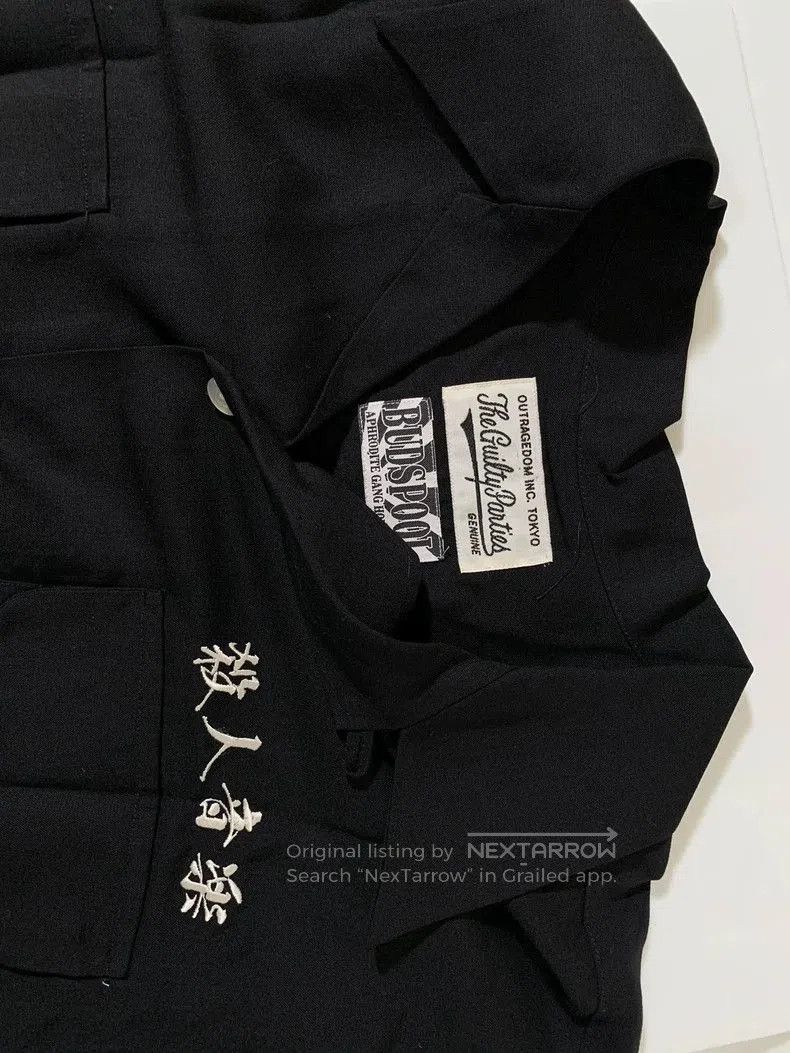 Wacko Maria WACKO MARIA Short Sleeve Black Shirt Size US L / EU 52-54 / 3 - 5 Thumbnail