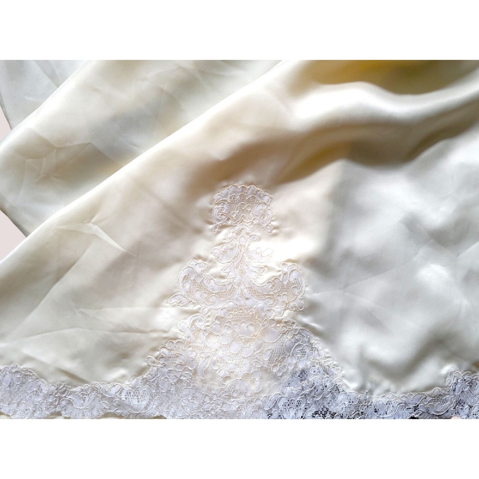 Dior Vintage Christian Dior Silk Blend Nightgown W Lace Size 36 Size ONE SIZE - 20 Thumbnail