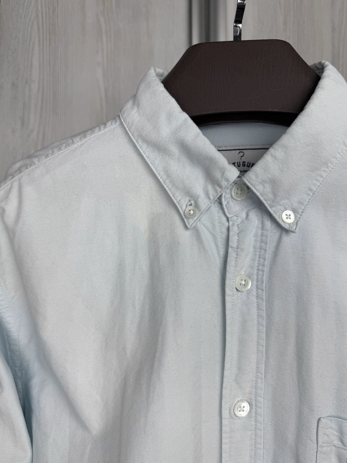 Portuguese Flannel Portuguese Flannel Master Craftsman light blue cotton shirt Size US L / EU 52-54 / 3 - 7 Thumbnail