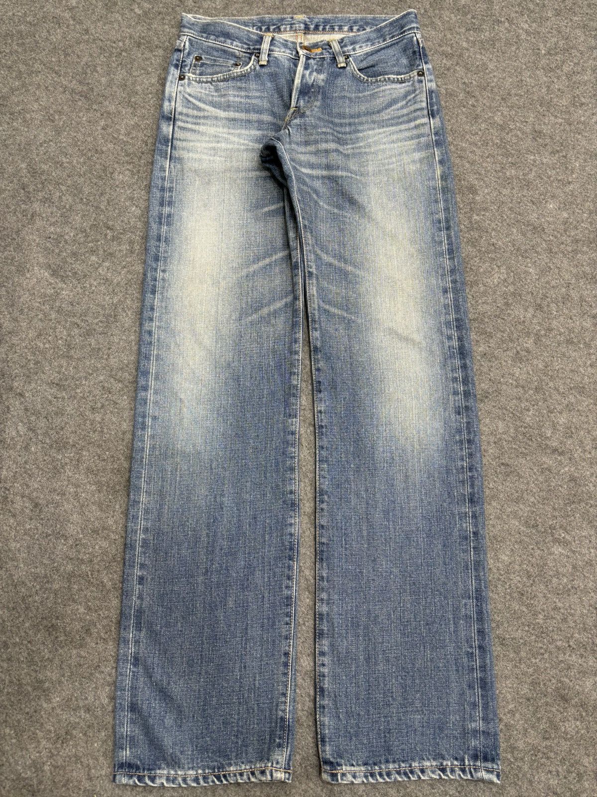 Edwin 💥Low Rize💥Edwin Low Rize Cool Fades Selvedge Denim F483 Size US 29 - 3 Thumbnail