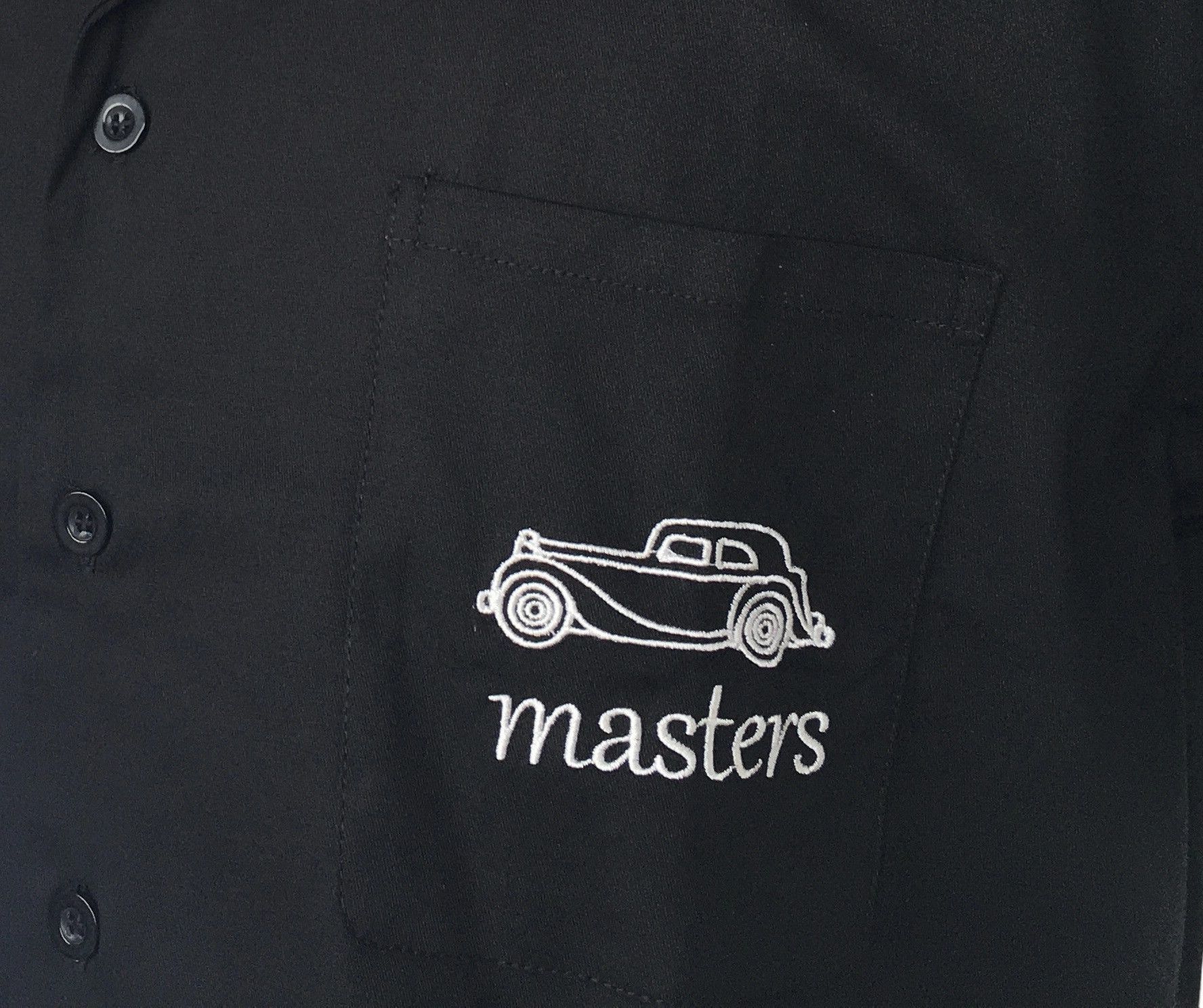 Other Black Embroidery Retro Shirts Short Sleeves-masters Size US XL / EU 56 / 4 - 7 Thumbnail