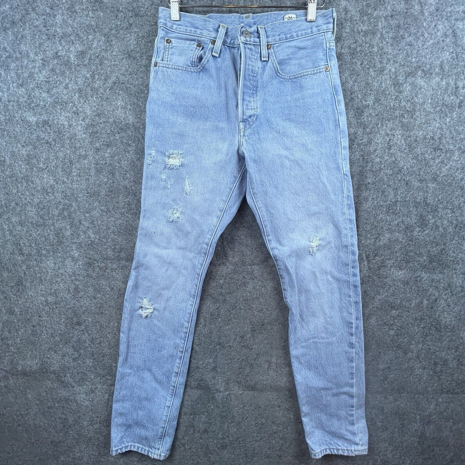 Levi's Levi's 501 Jeans Womens Small Selvedge White Oak Cone Button Size 28" / US 6 / IT 42 - 1 Thumbnail