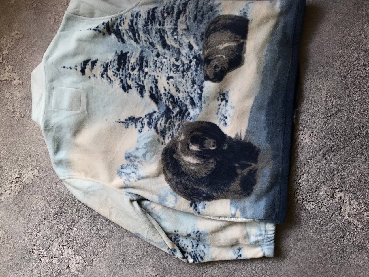 Vintage Vintage Y2K Fleece Bears over print Sherpa jacket zip up Size US L / EU 52-54 / 3 - 5 Thumbnail