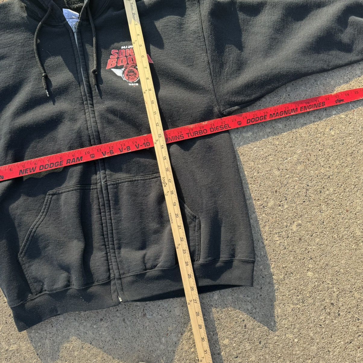 Gildan Sonic Boom Full Zip Hoodie Mens XL Size US XL / EU 56 / 4 - 6 Thumbnail