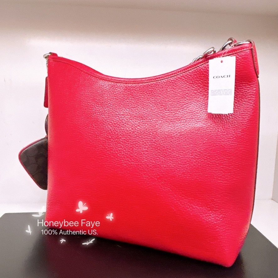 Coach Laurel Large Shoulder Bag With Mirror Charm And Pouch CBI93 Size ONE SIZE - 5 Thumbnail