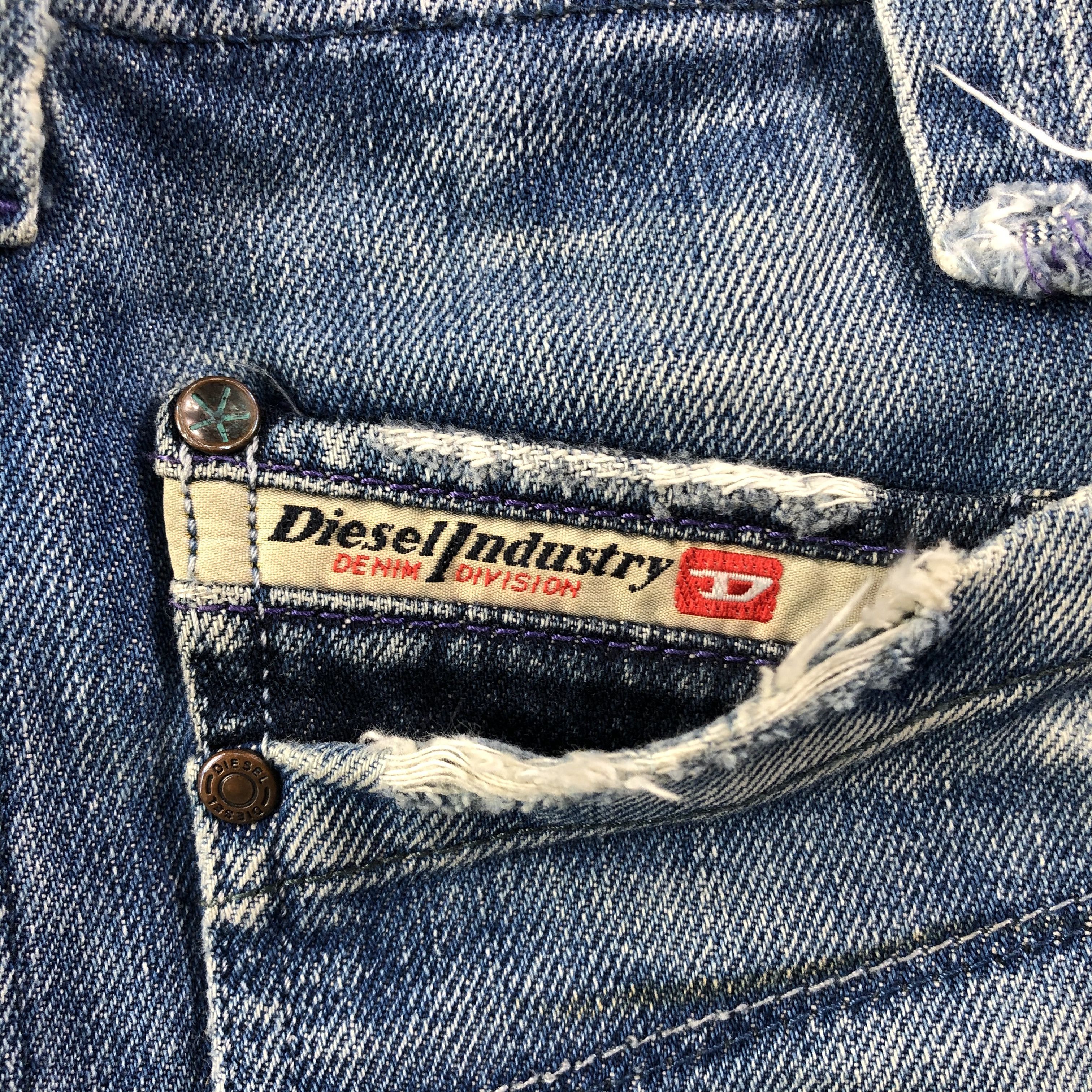 Diesel Diesel Bush Pants Jeans Faded Blue Denim KJ1620 Size US 32 / EU 48 - 9 Thumbnail