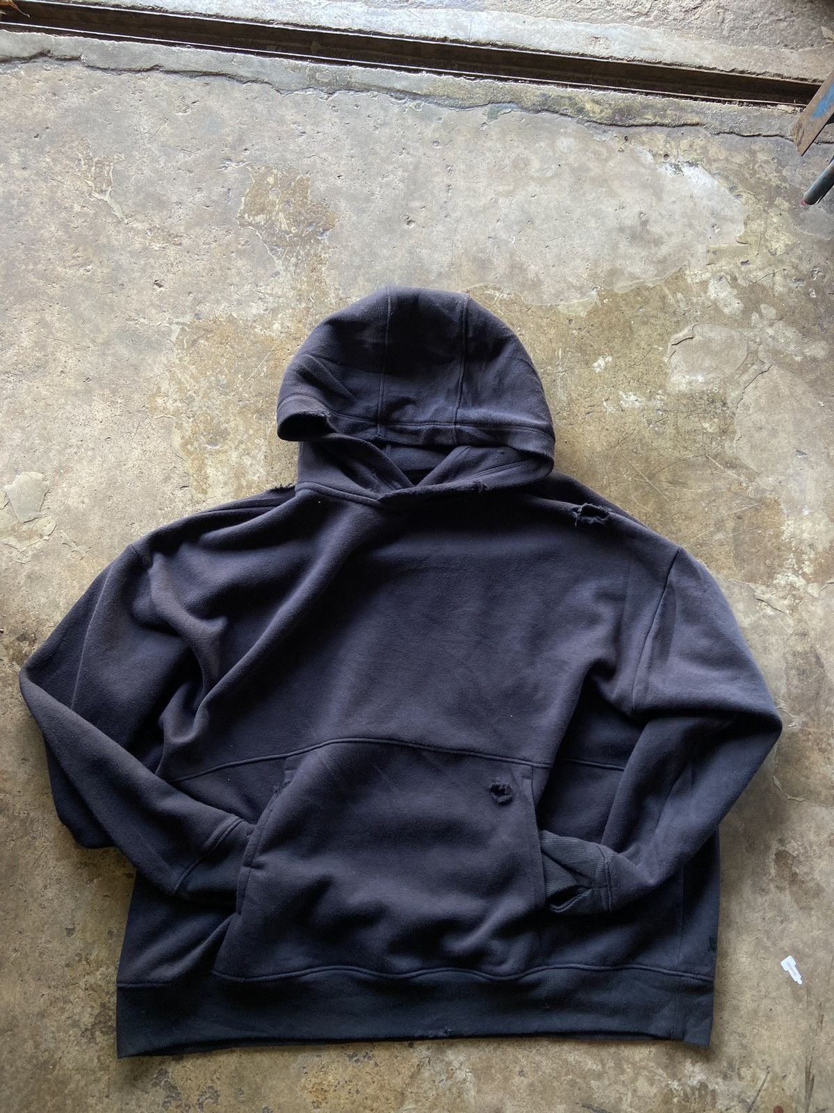 Russell Athletic × Vintage Vintage boxy hoodie distressed Size US L / EU 52-54 / 3 - 2 Thumbnail