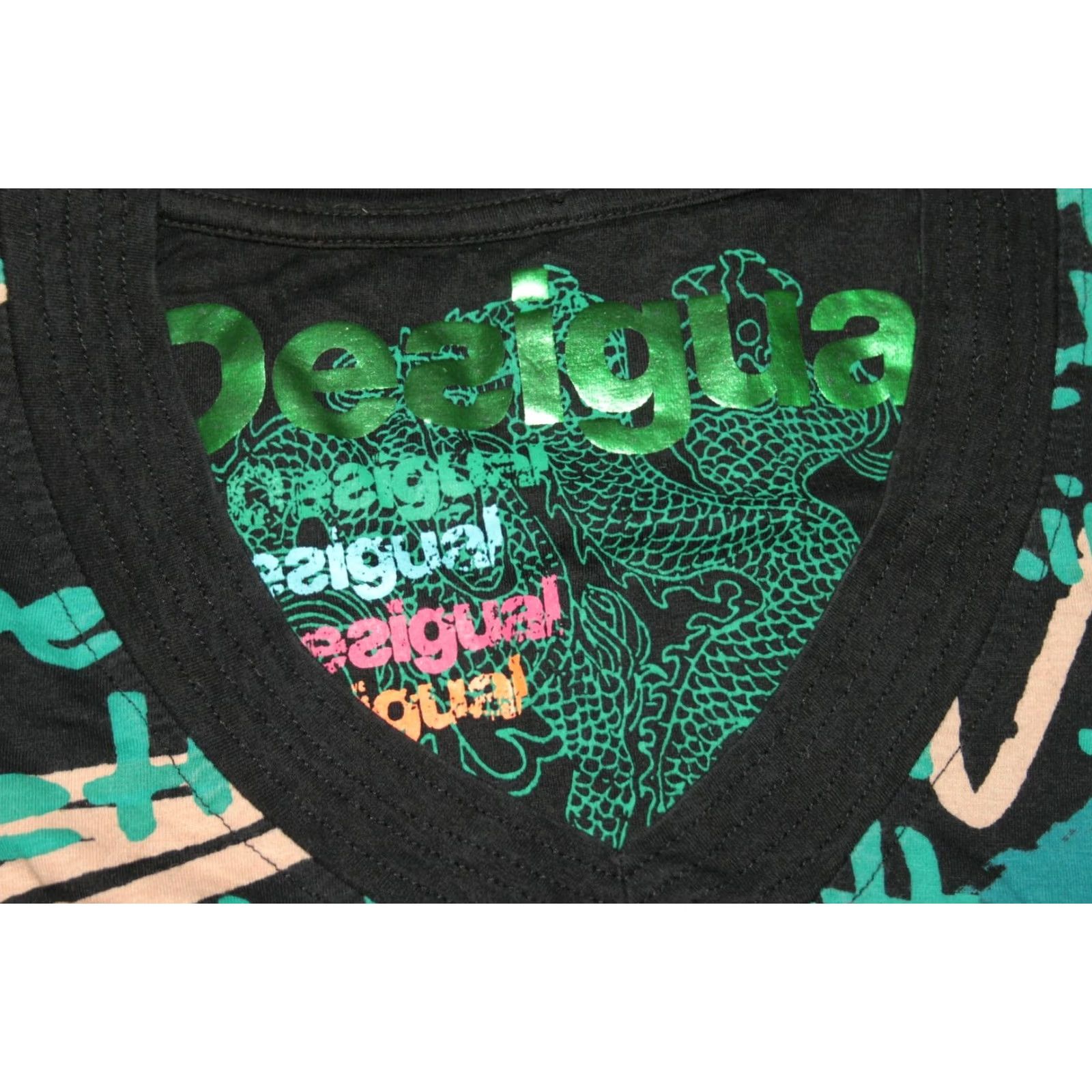 Desigual Desigual Tunic Shirt Womens M Multicoloured Cotton Long Sleeve Tunic Jumper Length 74 cm Armpit to Armpit 44 cm Shoulder to Shoulder 34 cm Womens Size M / US 6-8 / IT 42-44 - 7 Thumbnail