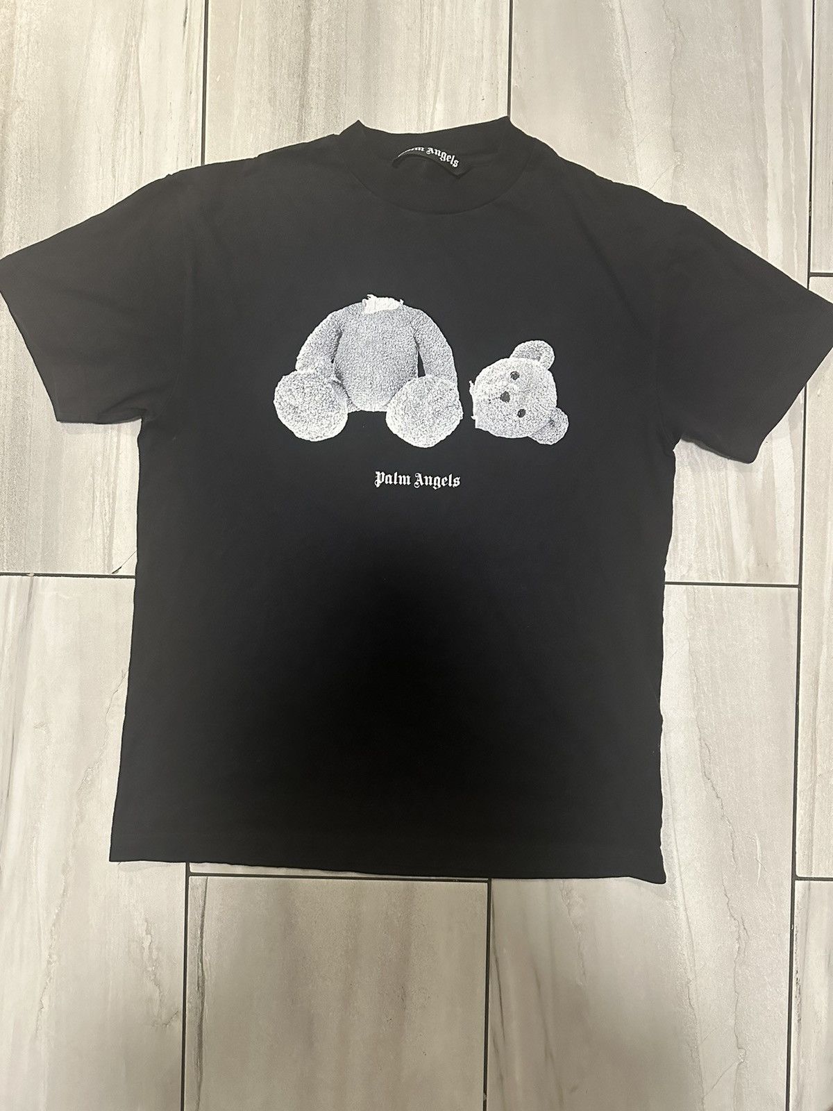 Palm Angels Black/White Palm Angels Ice Bear Size US M / EU 48-50 / 2 - 1 Thumbnail