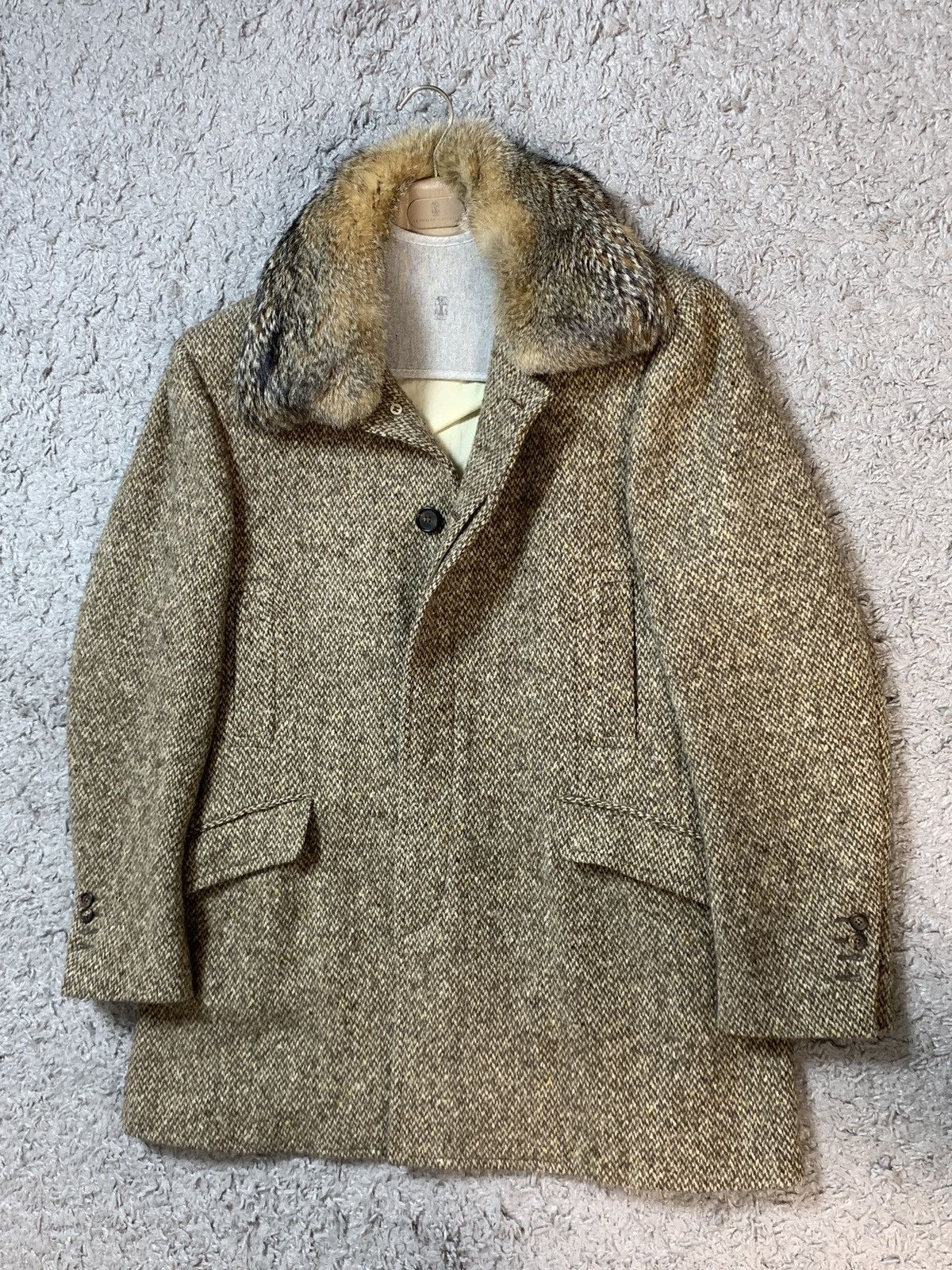 Brunello Cucinelli Extremely Rare Brunello Cucinelli 100% wool coat Size US XL / EU 56 / 4 - 4 Thumbnail