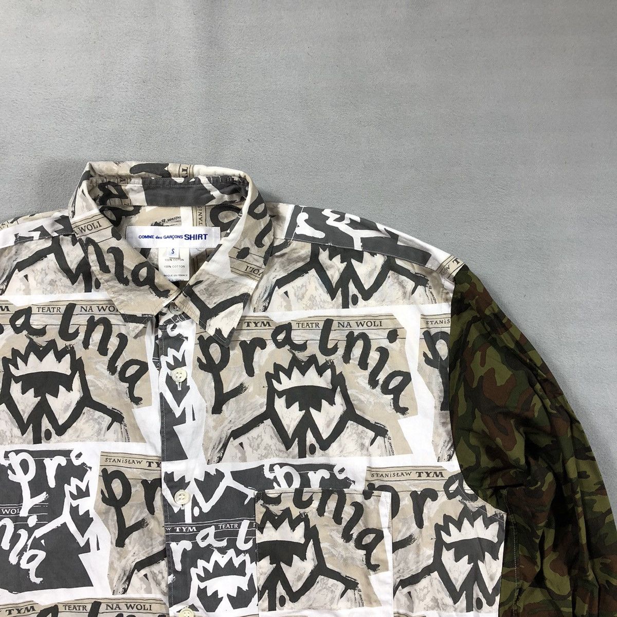 Comme des Garcons SHIRT Comme Des Garcons Camouflage FW 2015 L/S Shirt Size US S / EU 44-46 / 1 - 3 Thumbnail