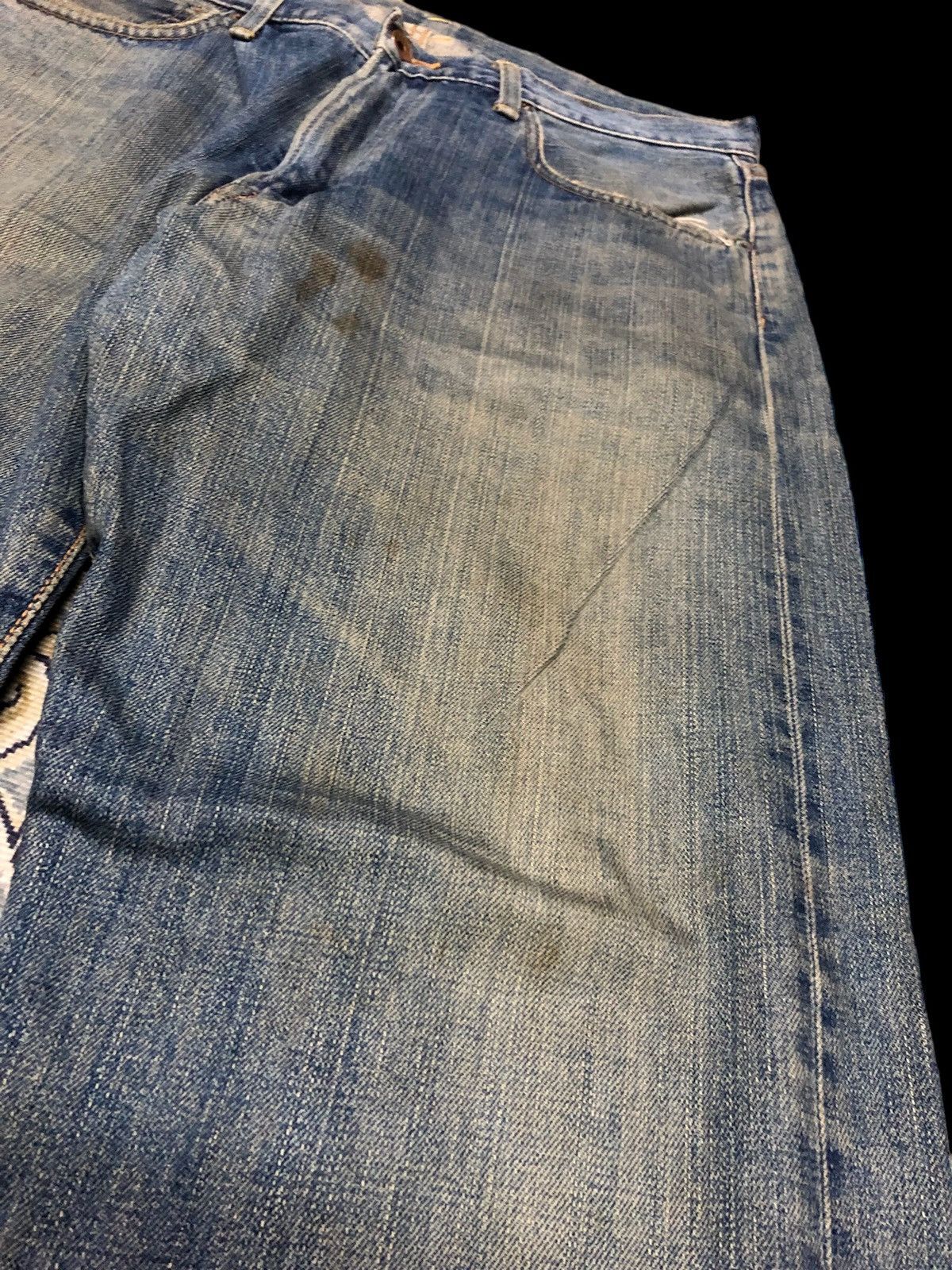 Edwin WIDE LEG⚡️⚡️EDWIN SELVEDGE VINTAGE DENIM Size US 34 / EU 50 - 6 Thumbnail