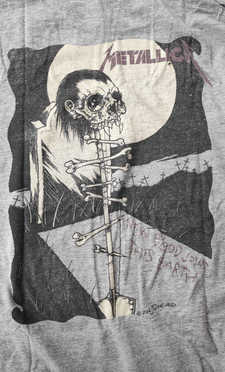 Band Tees VINTAGE 90'S METALLICA PUSHEAD TEE Size US XL / EU 56 / 4 - 4 Thumbnail