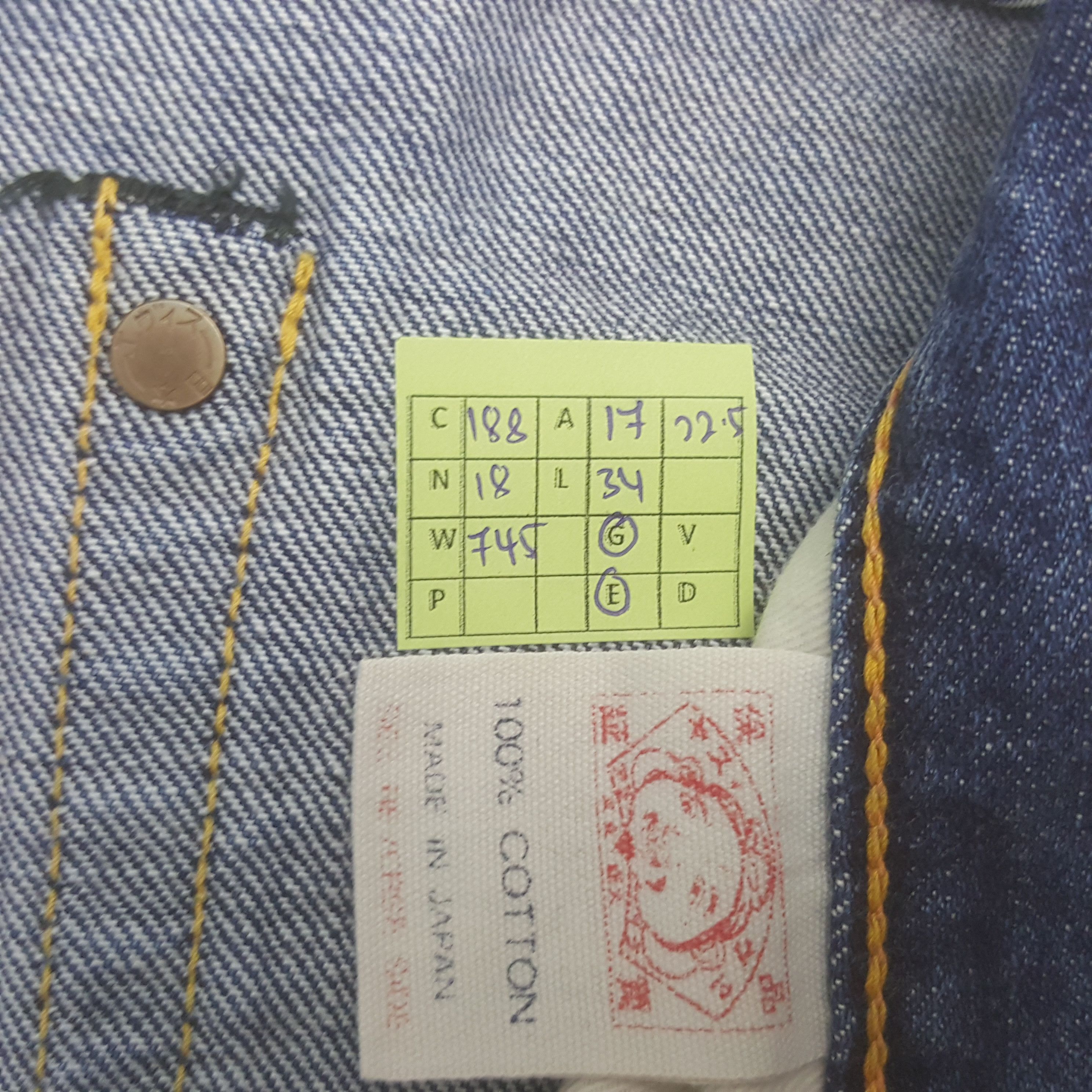 Evisu Vintage Evisu Japanese Brand Daicock Custom Art Denim Jeans Size US 34 / EU 50 - 8 Thumbnail