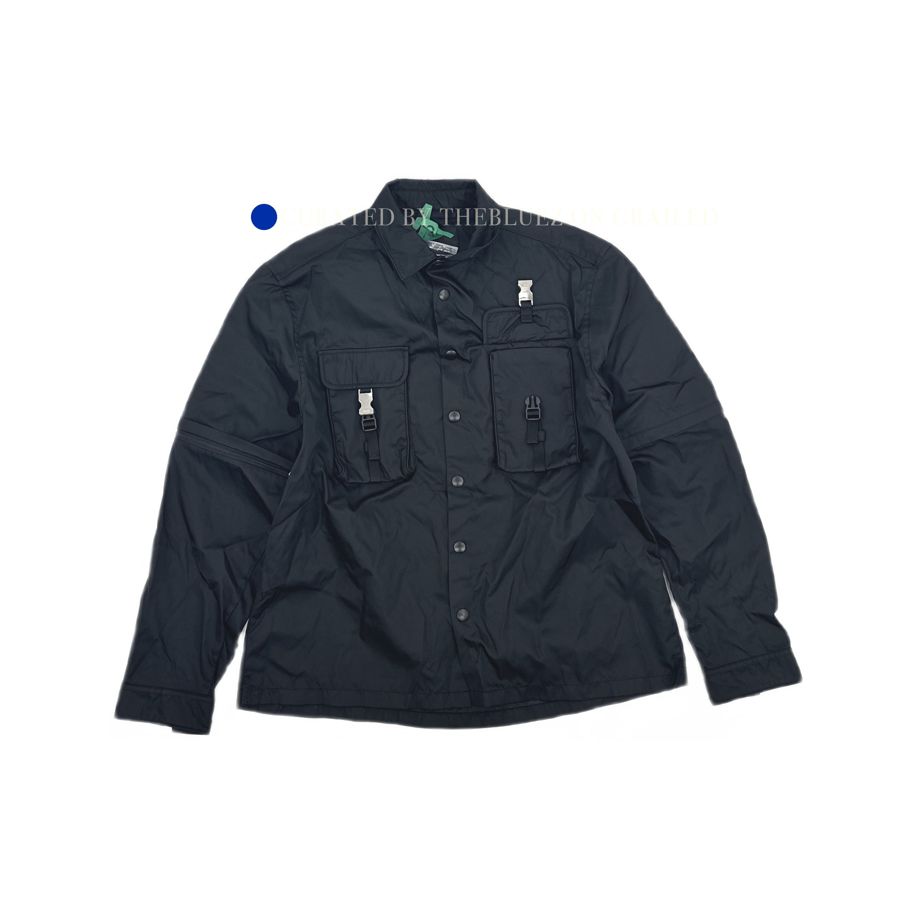 Prada Utility Button-Up Shirt in Black Size US XL / EU 56 / 4 - 1 Thumbnail
