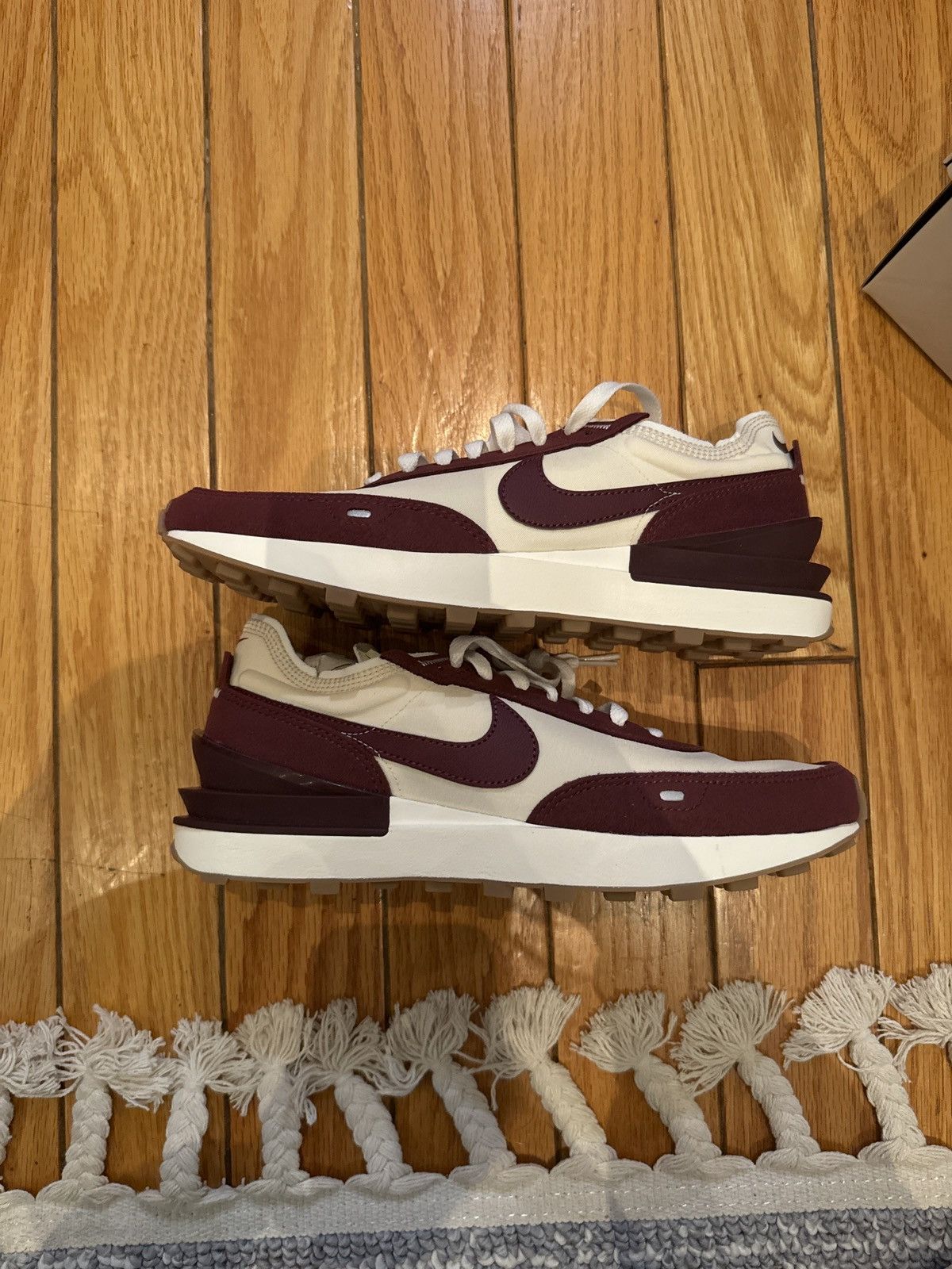 Nike Nike Waffle One SE ‘Coconut Milk Night Maroon’ Size US 8.5 / EU 41-42 - 1 Thumbnail