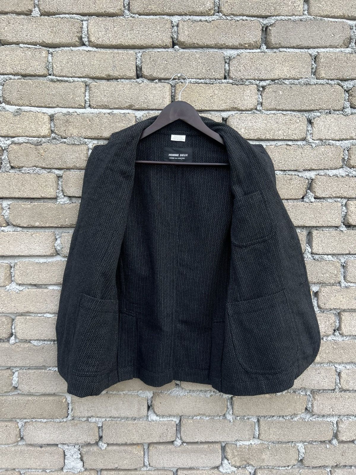 Comme des Garcons Homme Comme des Garcons Homme Deux Blazer Size US XS / EU 42 / 0 - 7 Thumbnail