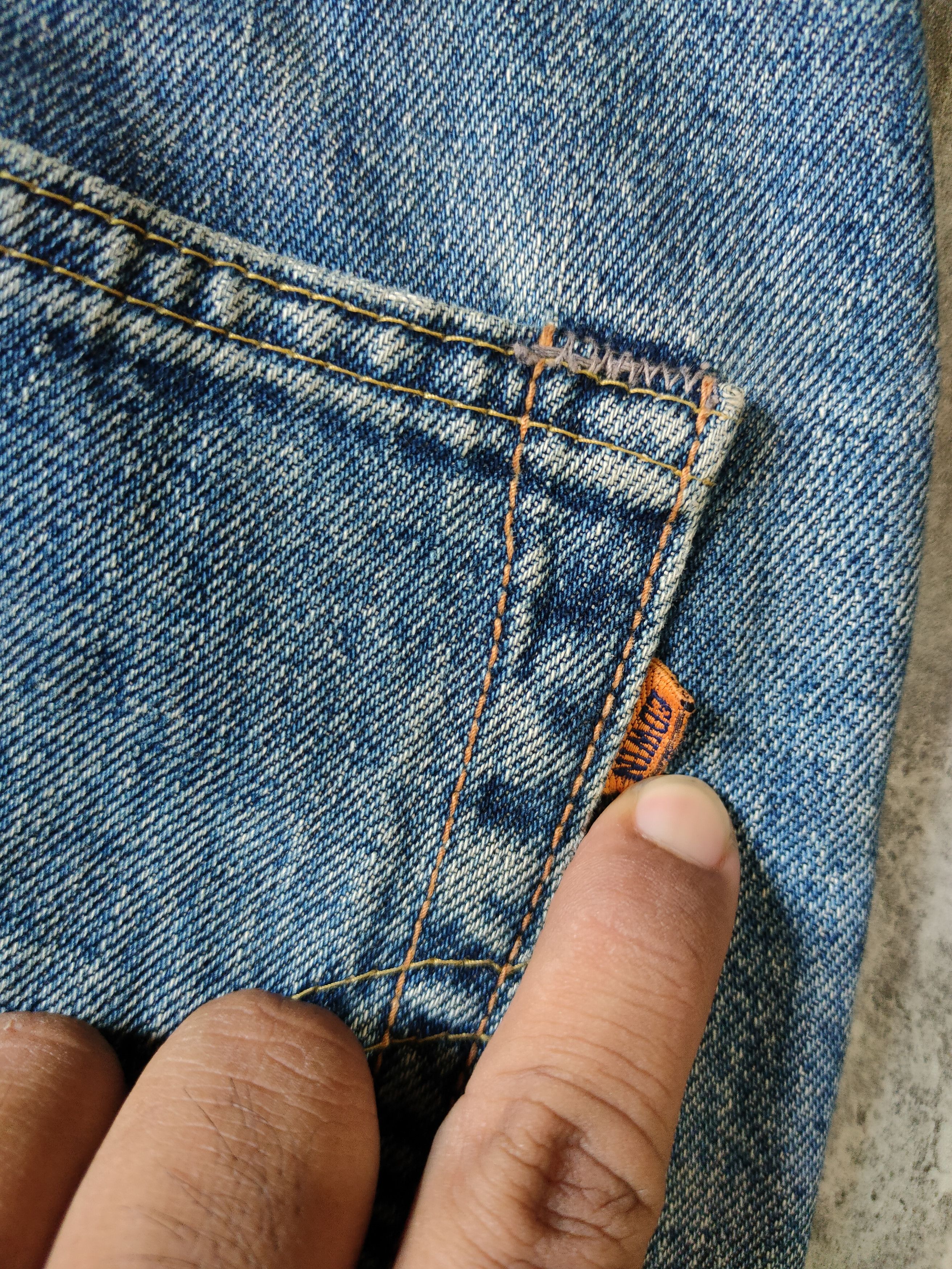 Edwin × Japanese Brand Edwin 505 Japan Selvedge Distressed Jeans Size US 31 - 13 Thumbnail