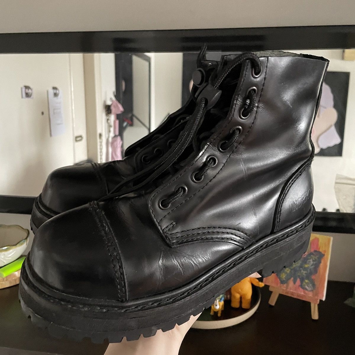 Vintage Vintage British Undercover Military Stomper Boots | Grailed