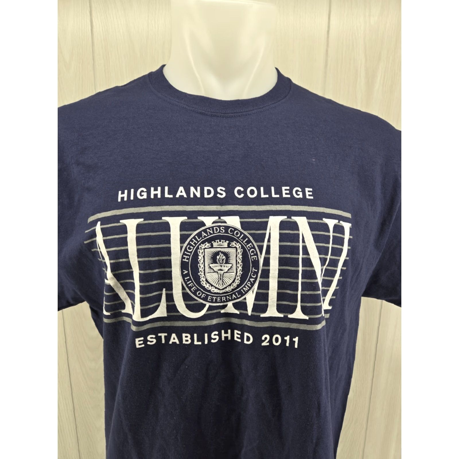 Port & Company Georgia Highlands College Alumni T Shirt Blue Size Large Mens Size US L / EU 52-54 / 3 - 3 Thumbnail