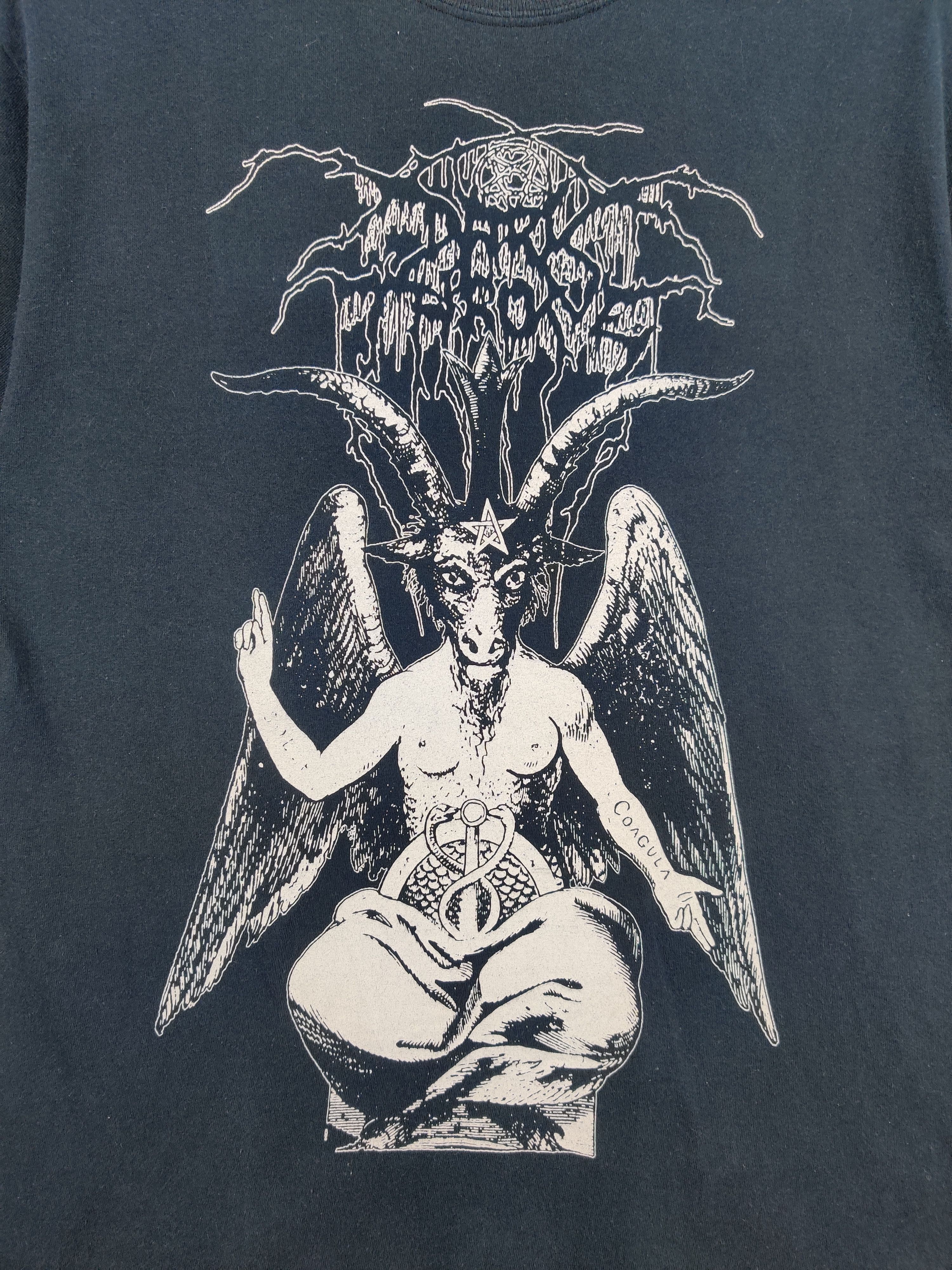 Band Tees Vintage Darkthrone Baphomet Band Tee Tshirt Size US M / EU 48-50 / 2 - 7 Thumbnail