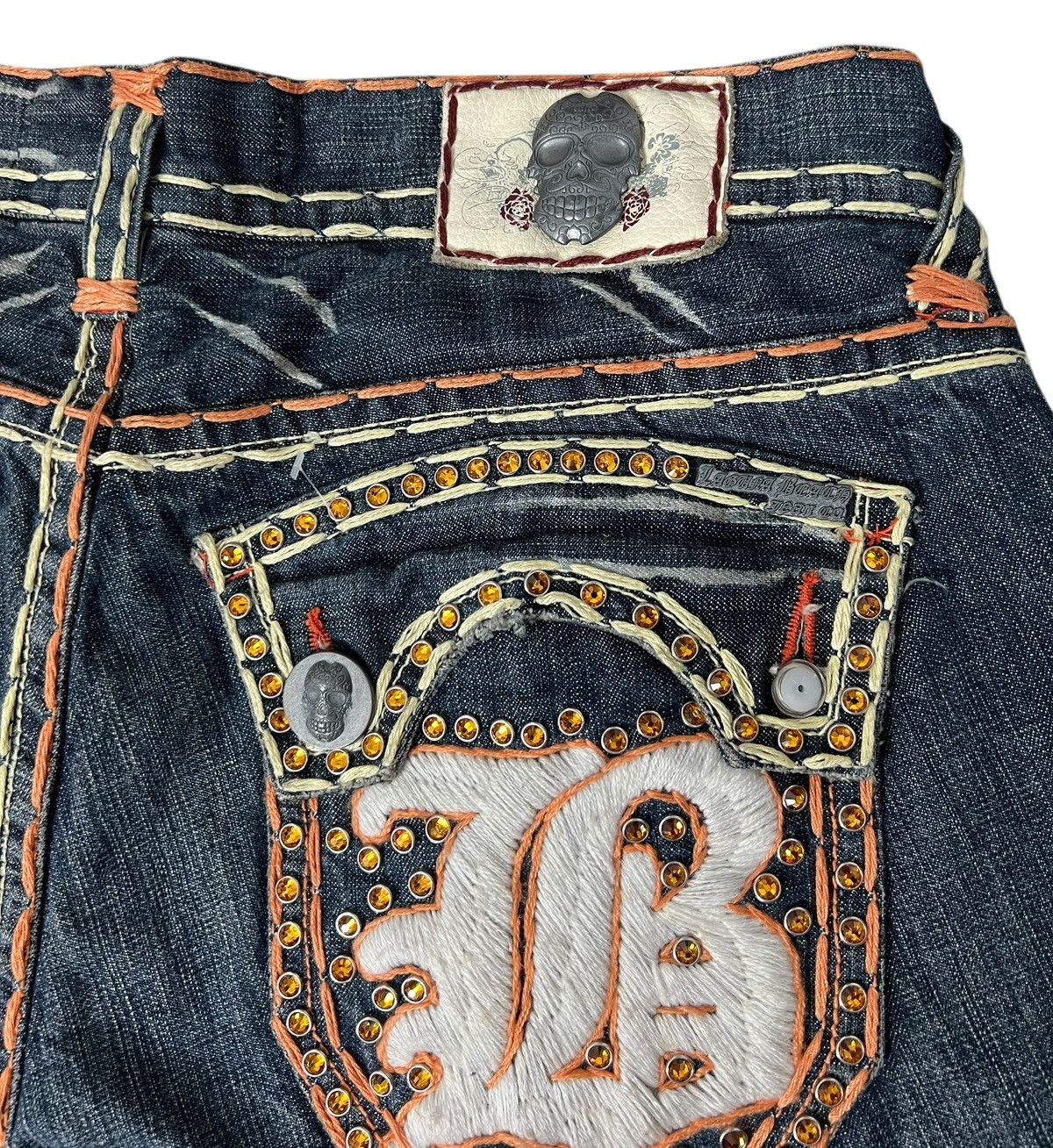 True Religion Vintage LB jean Co Rockstar Jeans Size US 34 / EU 50 - 8 Thumbnail