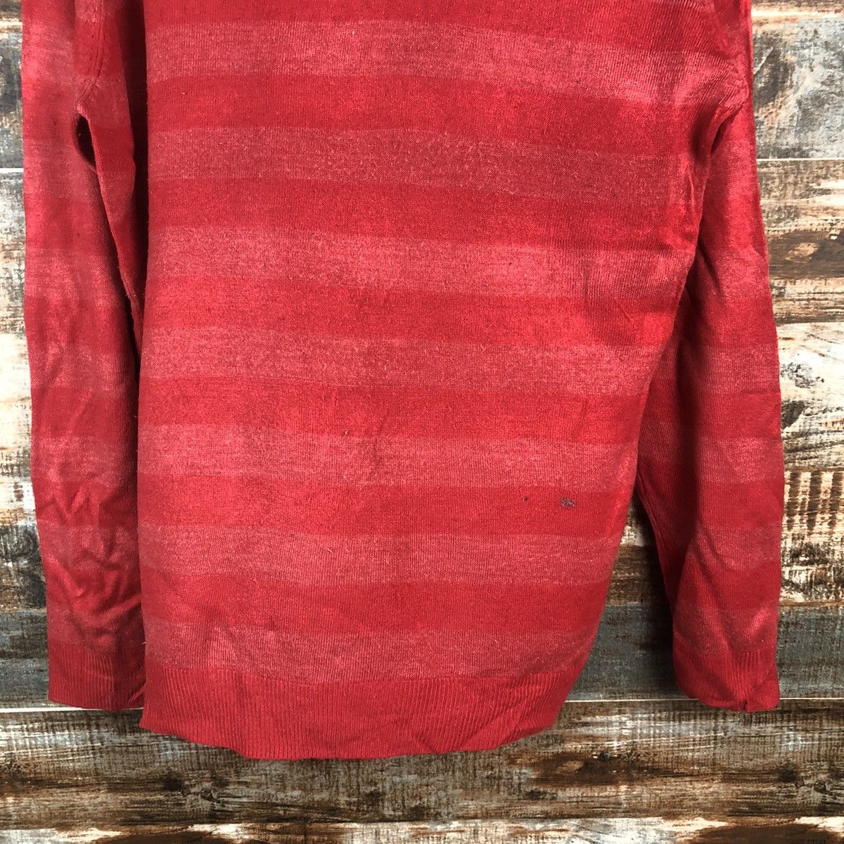 Solid and Striped DL Fam Lock Red Stripe Turtle Neck Knitwear #C676 Size US L / EU 52-54 / 3 - 6 Thumbnail