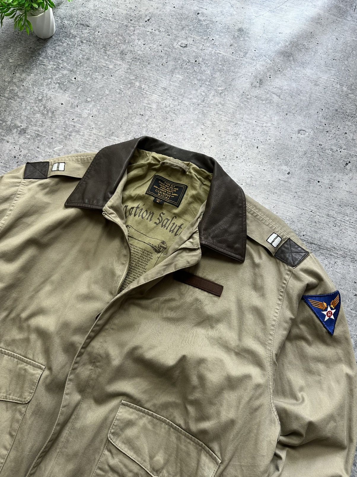 Cockpit USA Cockpit U.S.A. Military A-2 Army Utility Field Jacket Y2K Size US XL / EU 56 / 4 - 3 Thumbnail
