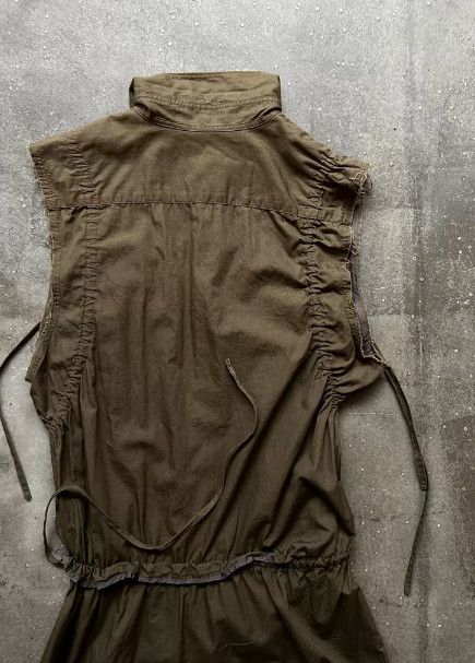 Junya Watanabe AD2002 Deconstructed Drawstring Sleeveless Dress Size L / US 10 / IT 46 - 5 Thumbnail