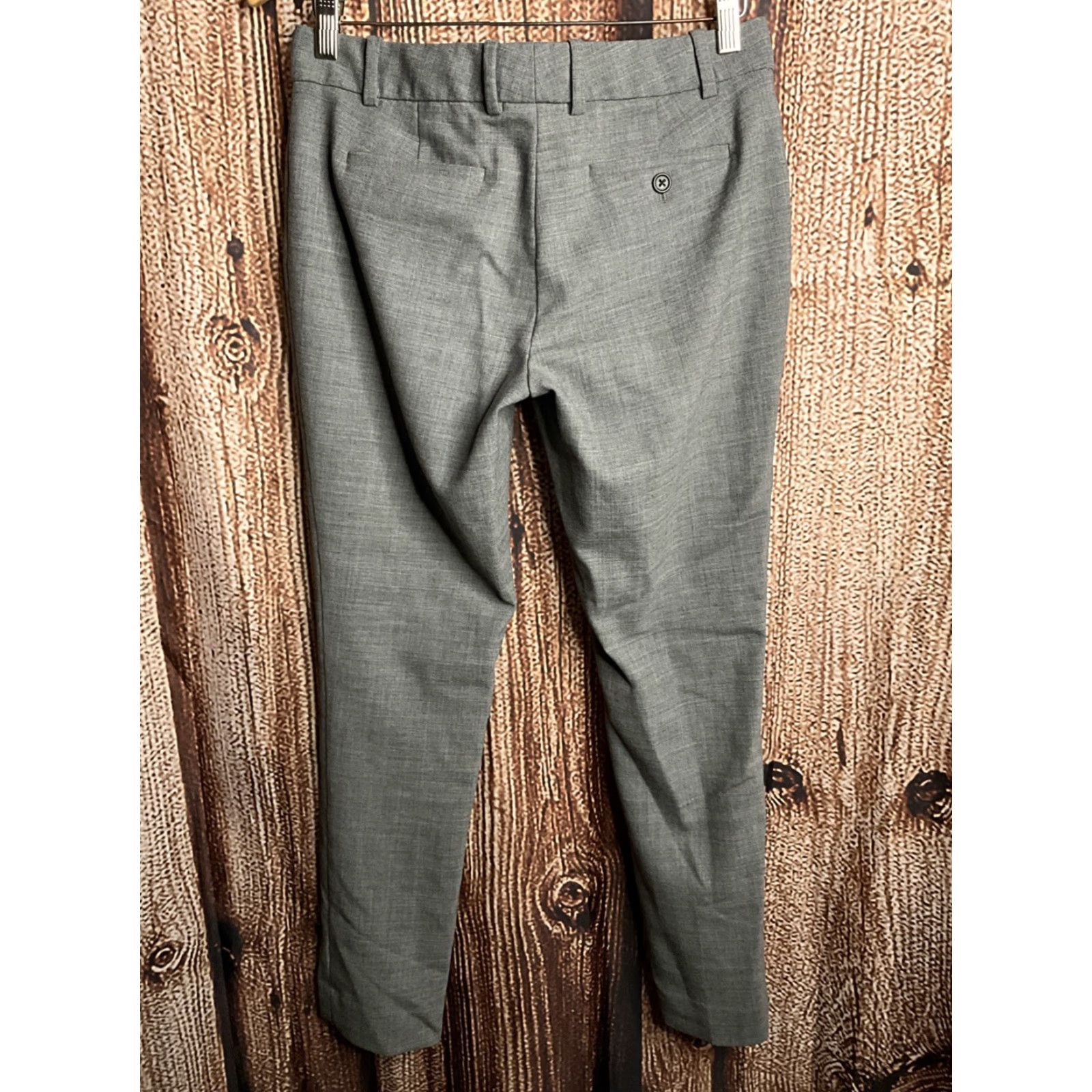 J.Crew J.CREW Maddie Slim Gray Wool Career Dress Pants Trousers Bi Stretch Regular Straight City Preppy Womens Dress Pants Regular Wool Gray 2 Size 26" / US 2 / IT 38 - 2 Thumbnail