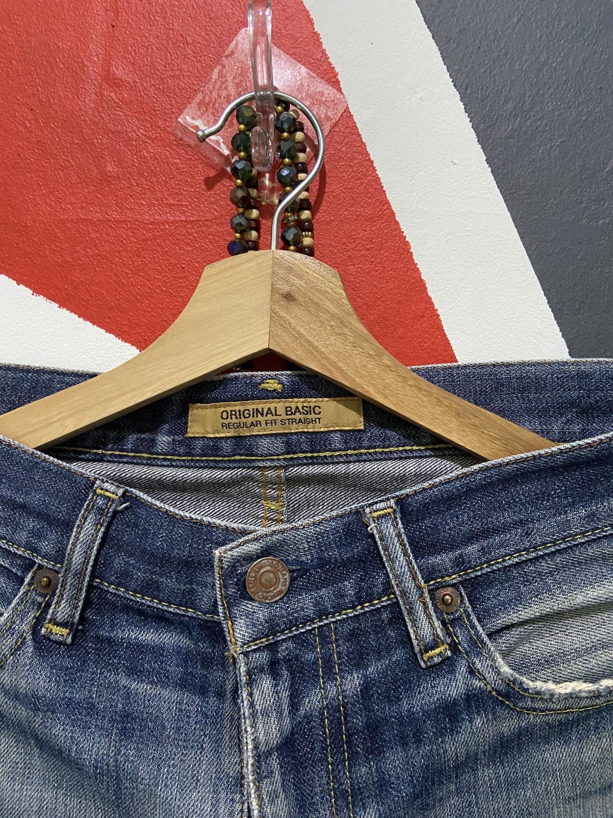 Uniqlo Vintage Y2K Uniqlo S002 Baggy Ripped Jeans Size US 30 / EU 46 - 5 Thumbnail
