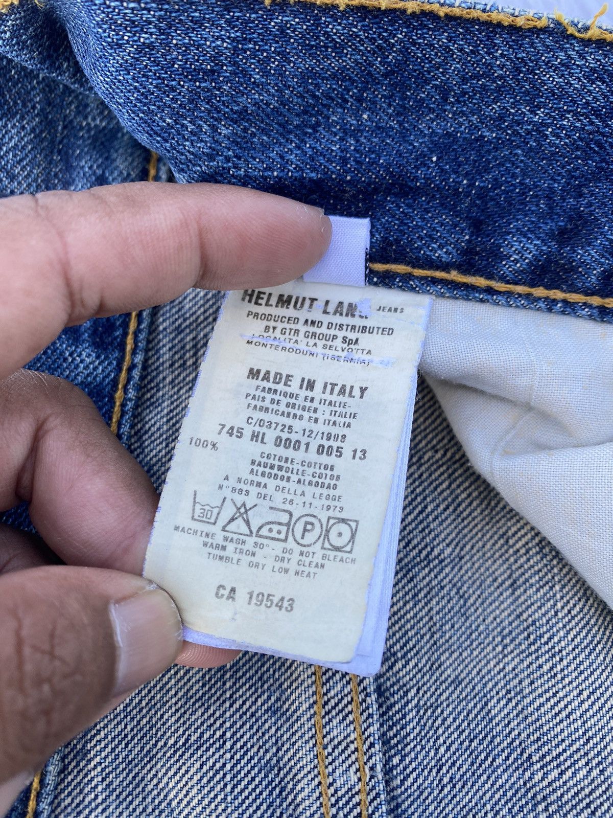 Helmut Lang Rare Vintage Helmut Lang Denim /Jeans Size US 32 / EU 48 - 13 Thumbnail