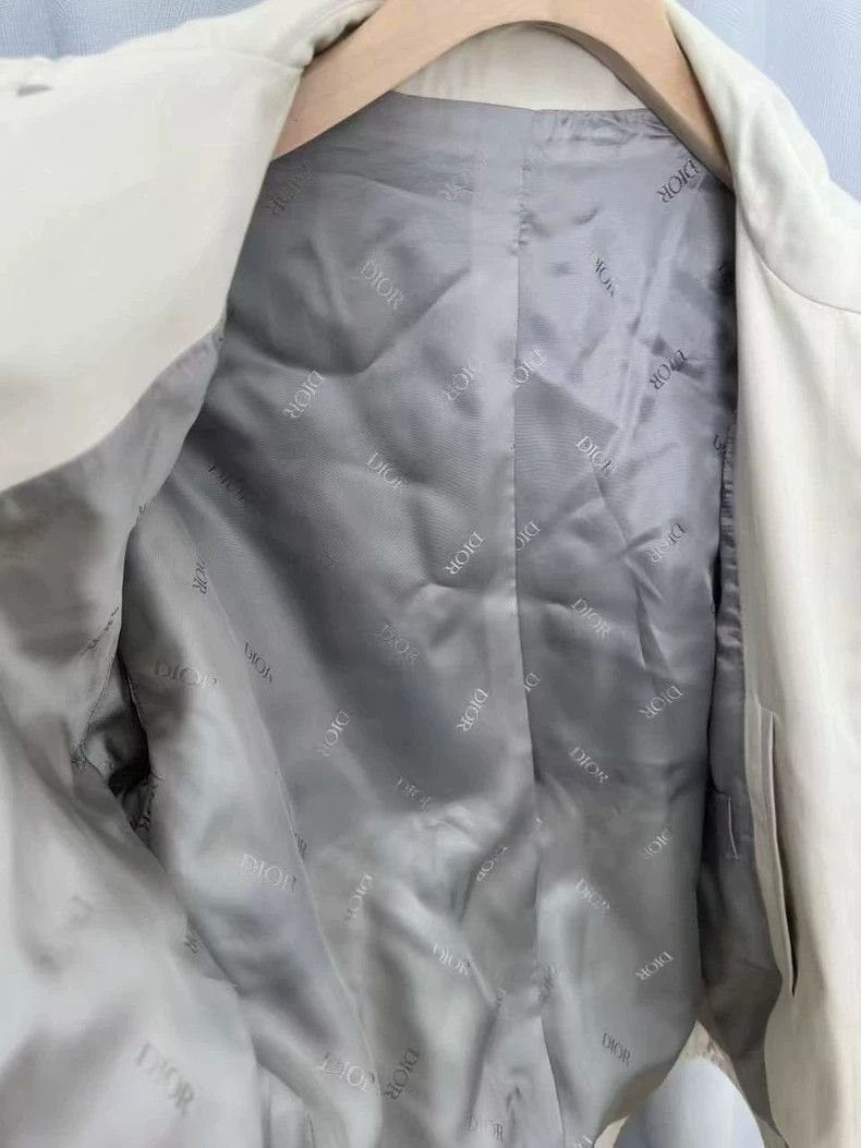 Dior Dior Beige old flower stitching jacket men's jacket 2504-Ne Size US S / EU 44-46 / 1 - 6 Thumbnail