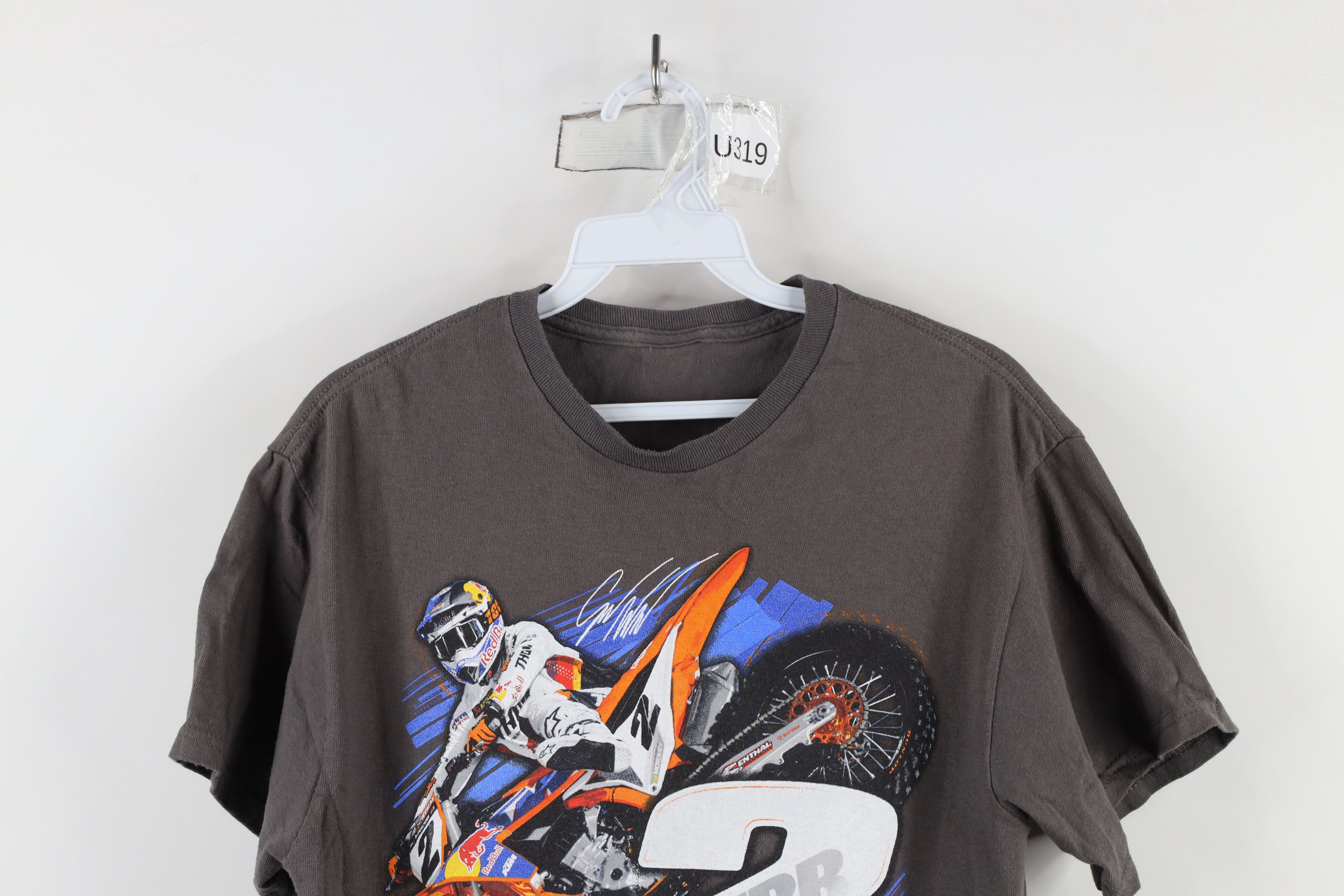 Vintage Red Bull KTM Factory Racing Webb Motocross T-Shirt Gray Size US M / EU 48-50 / 2 - 2 Thumbnail