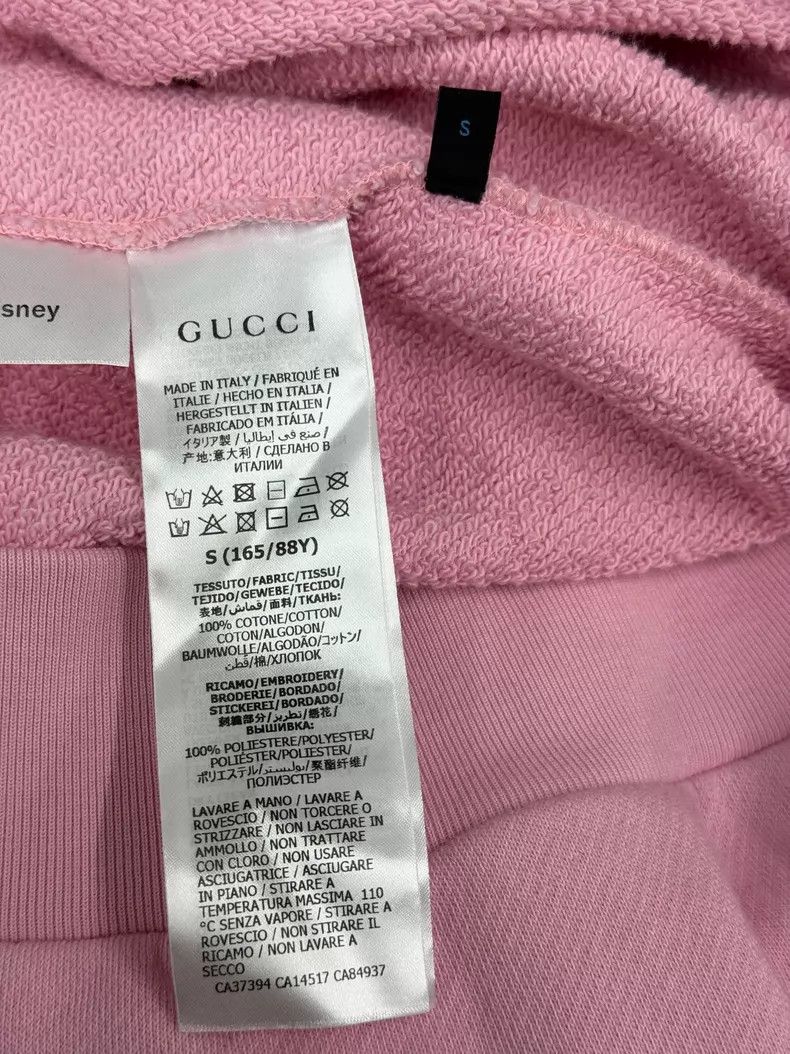 Gucci Gucci Pink embroidered printed hooded sweatshirt Size S / US 4 / IT 40 - 5 Thumbnail