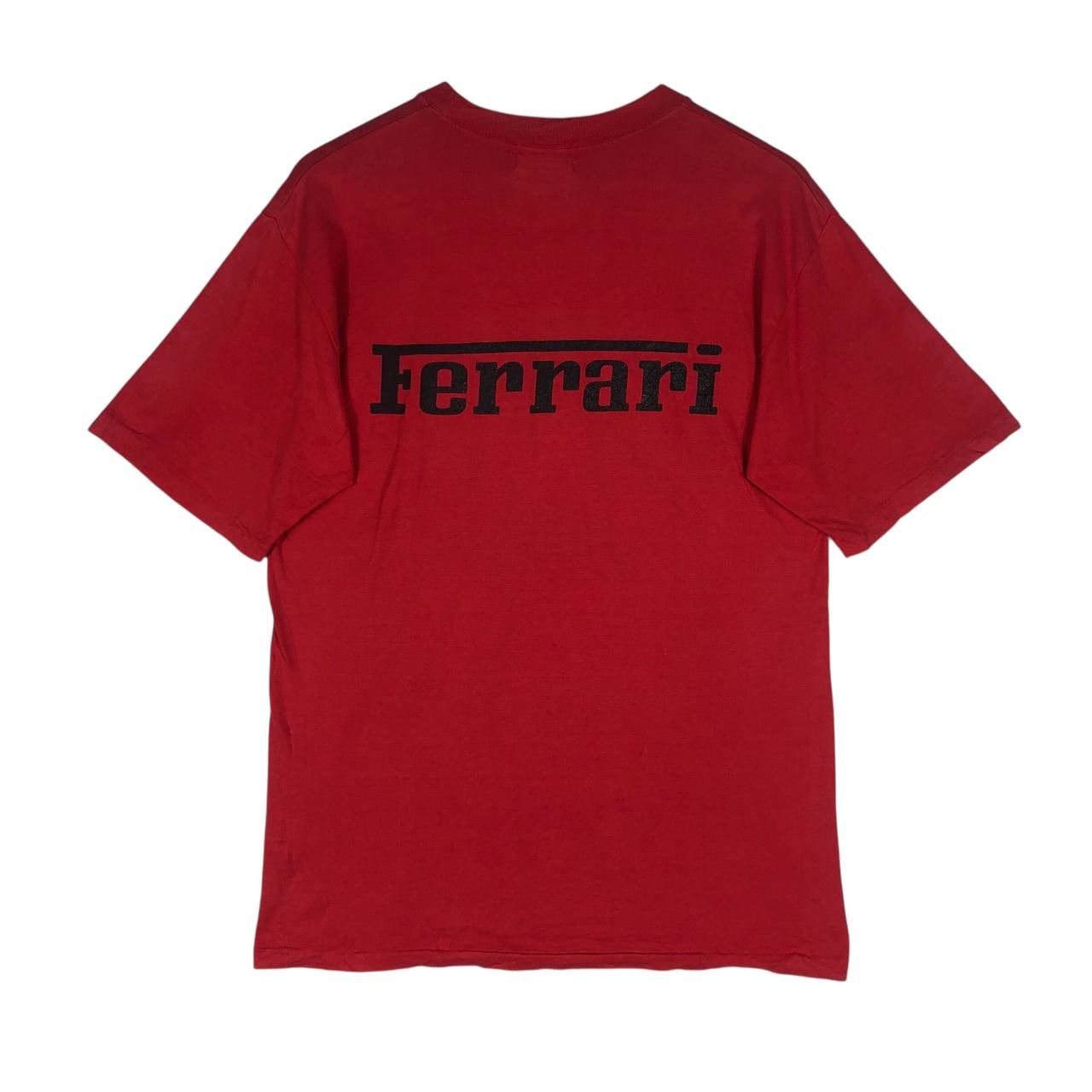 Ferrari Vintage 90's Ferrari Big Logo T-Shirt Size US M / EU 48-50 / 2 - 6 Thumbnail