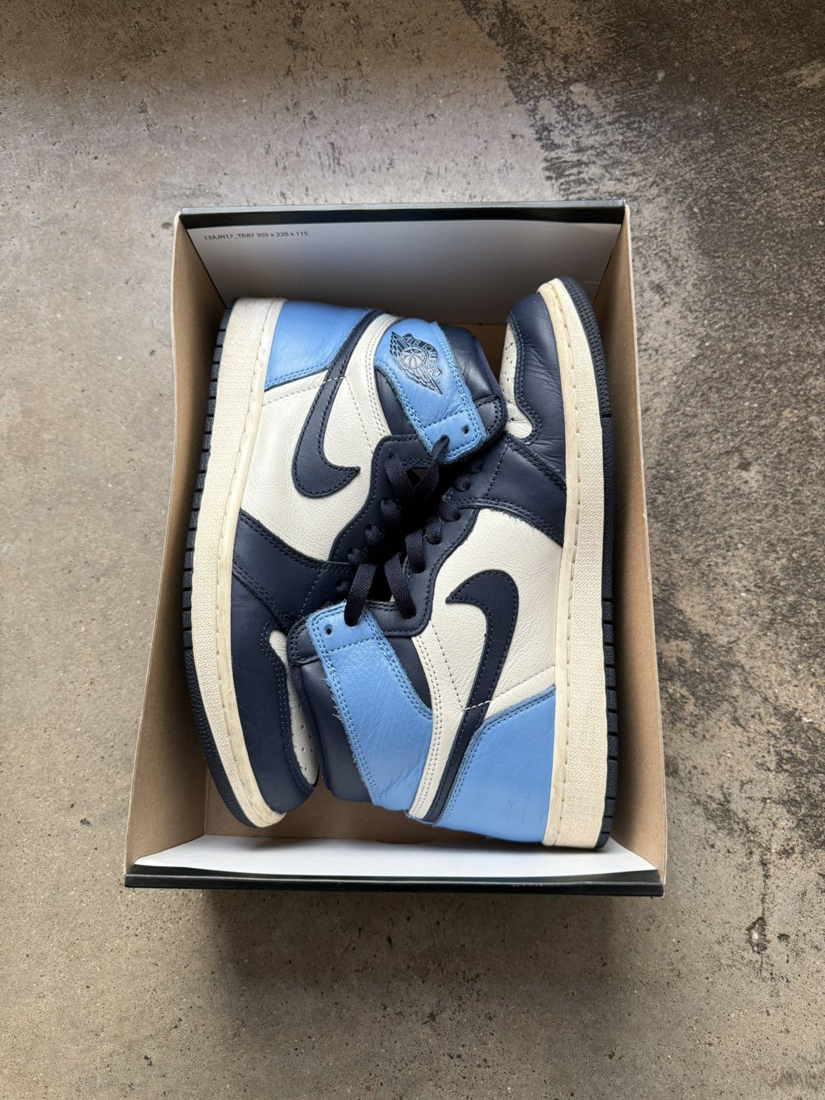 Nike Nike Retro Air Jordan 1 Obsidian Hi Size US 9 / EU 42 - 1 Thumbnail
