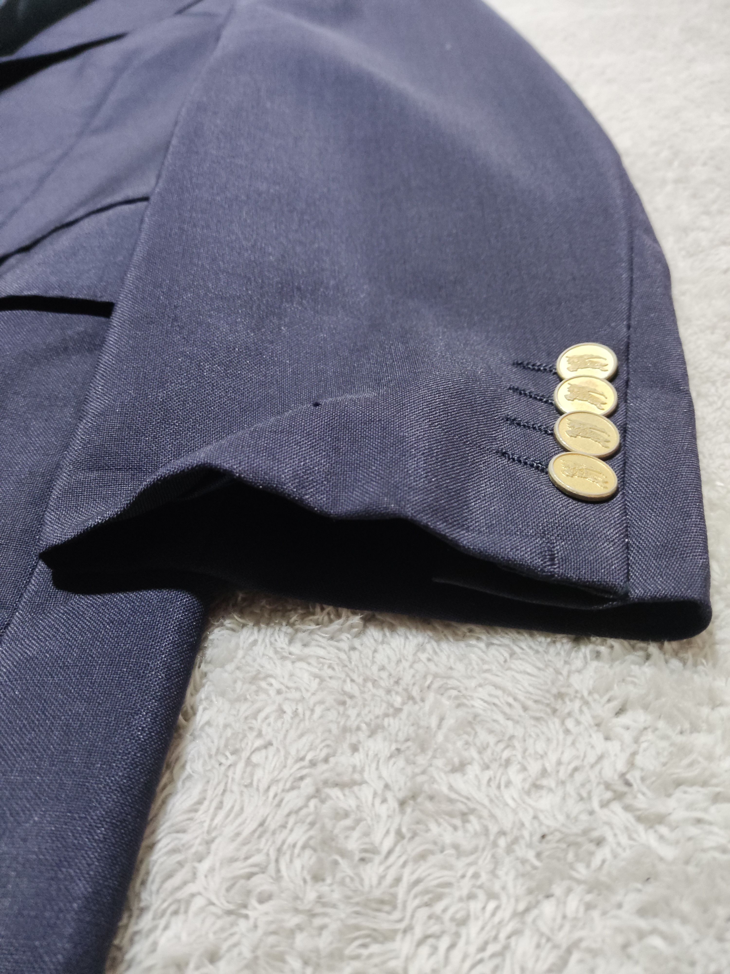 Burberry Prorsum Vintage Luxury Burberrys Navy Suit Set Wool Mohair Japan Size 40S - 18 Thumbnail